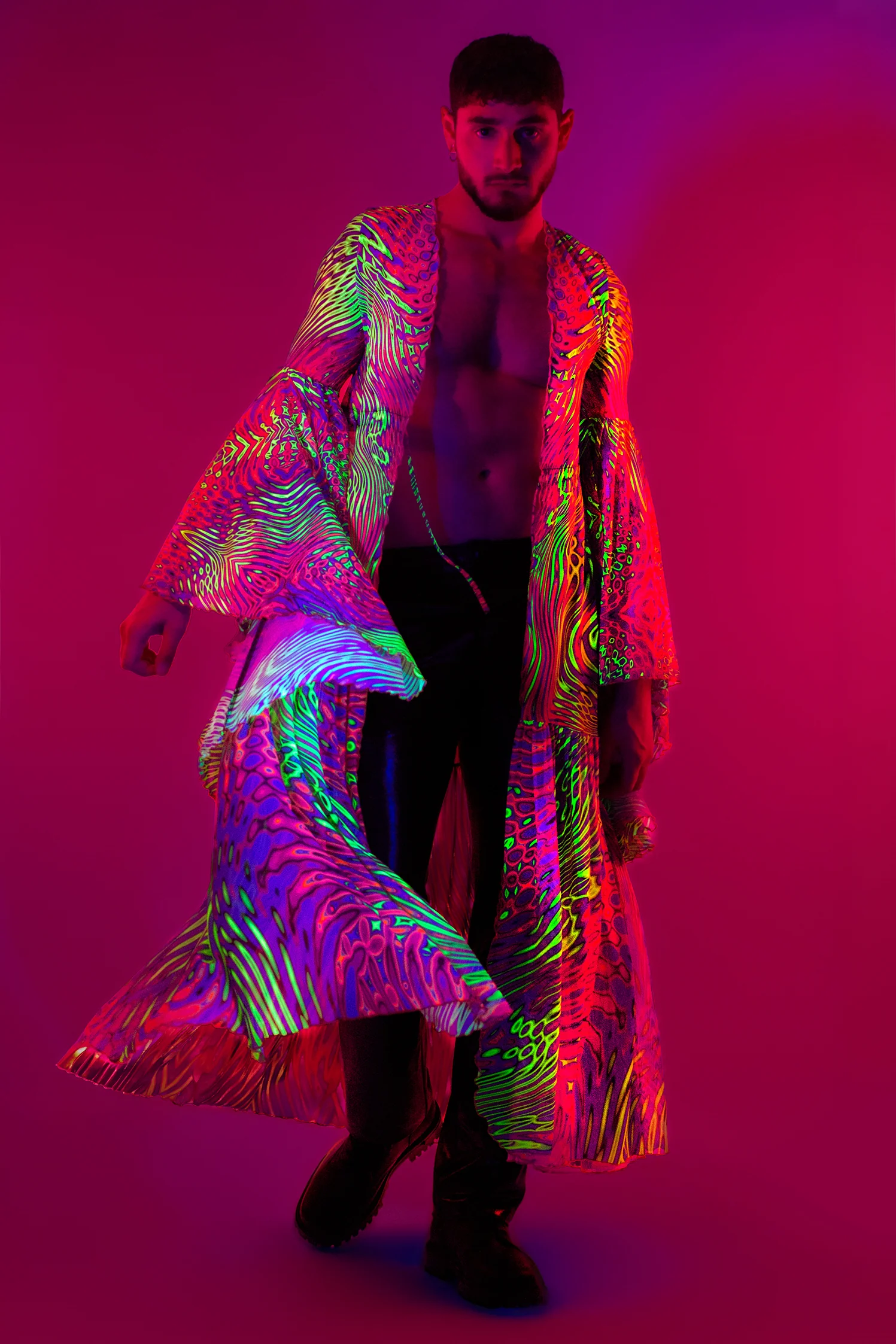 Acid Tracks Unisex Mesh Duster - Image 3