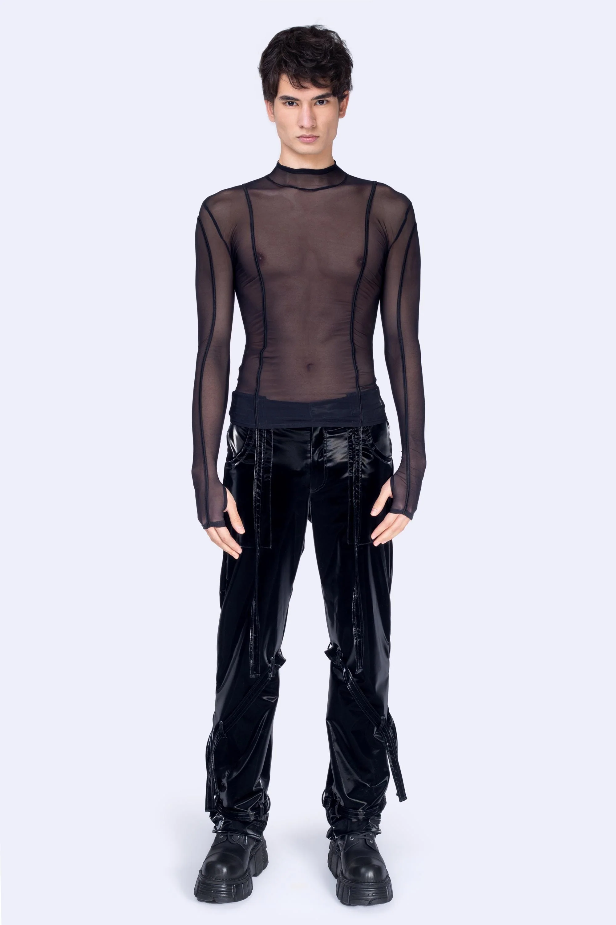 After Dark Male Paneled Top - Image 3