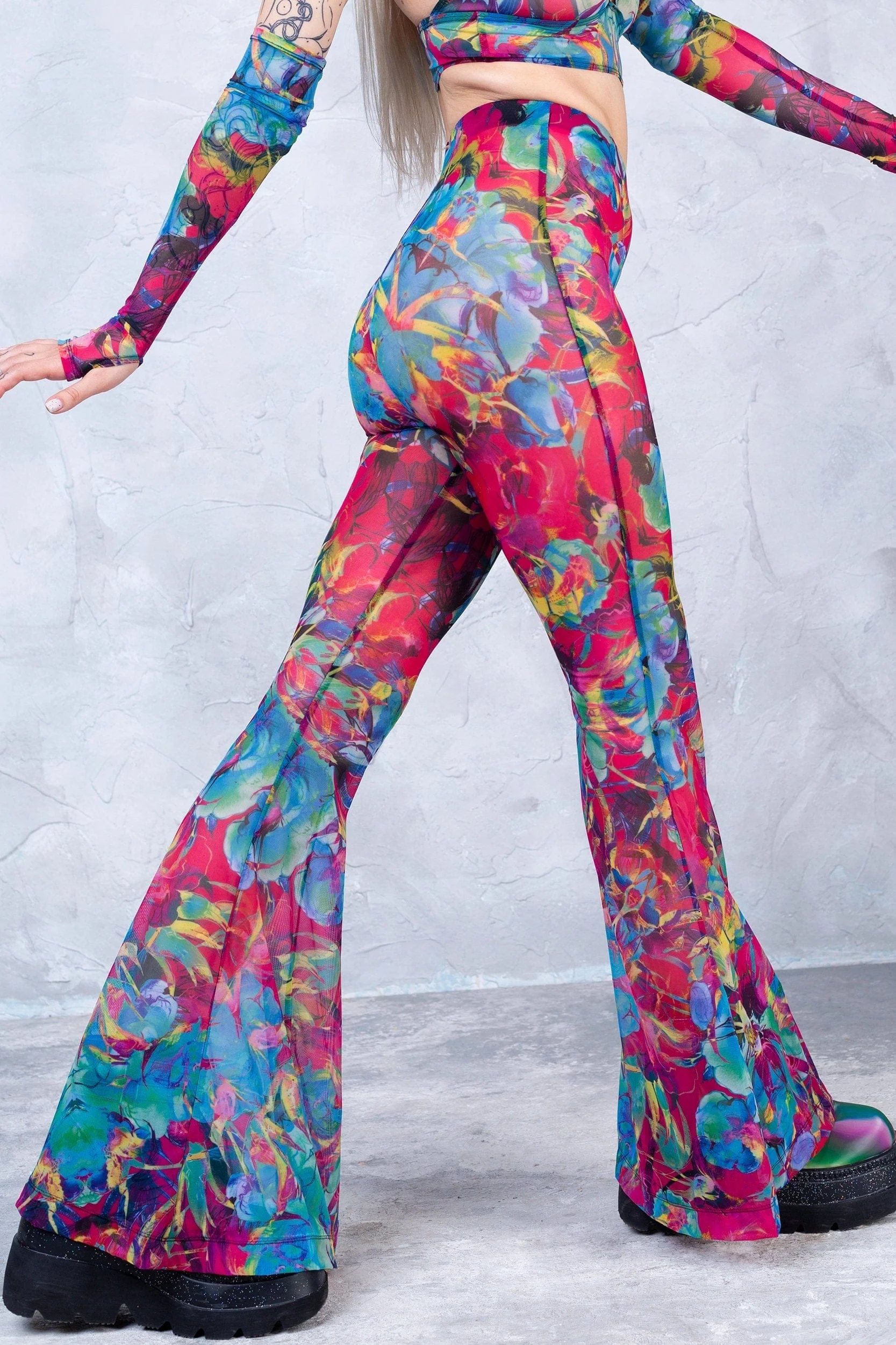 Amayah Bell Bottom Top and Pants Set - Image 3