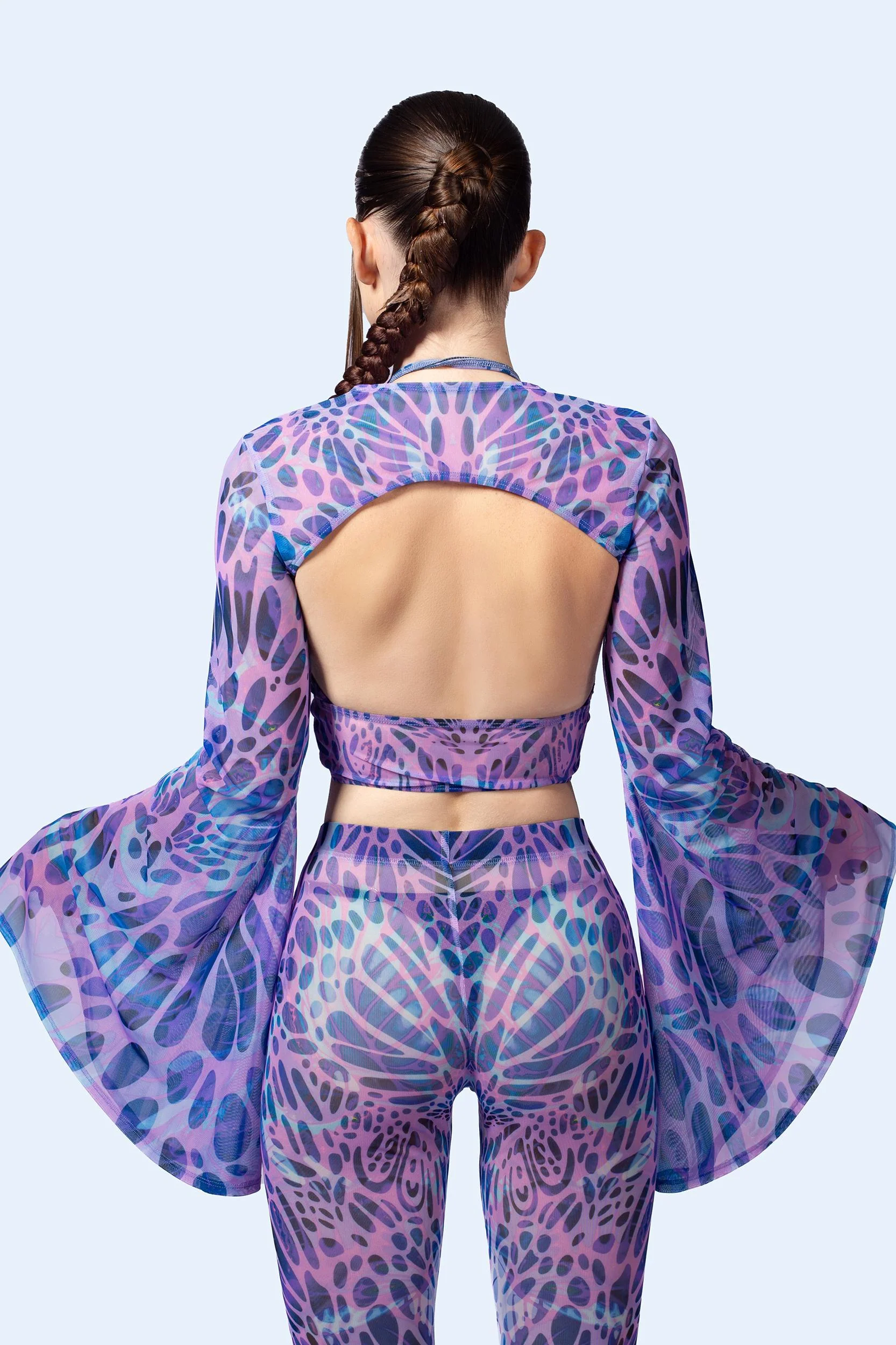 Amethyst Criss Cross Top And Shrug - Image 2