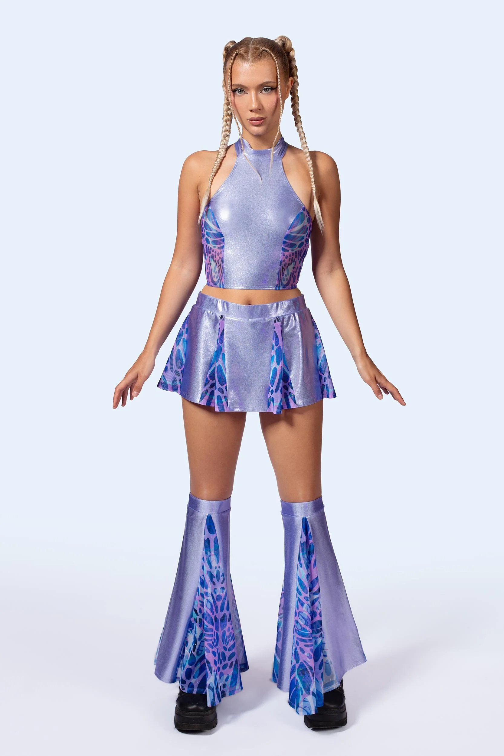 Amethyst Paneled Skirt - Image 6