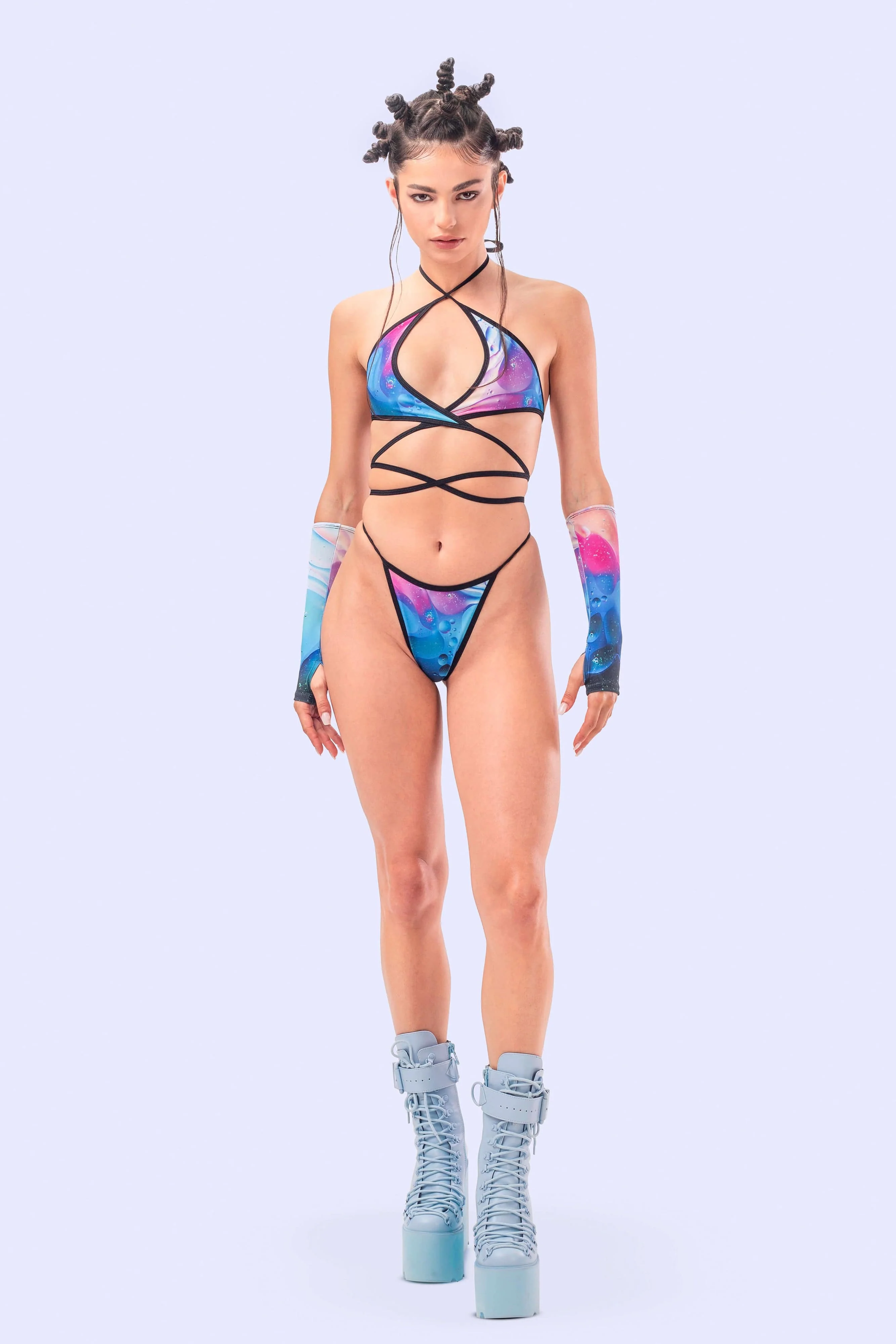 Amorpha Wrap Around Bikini Top - Image 4