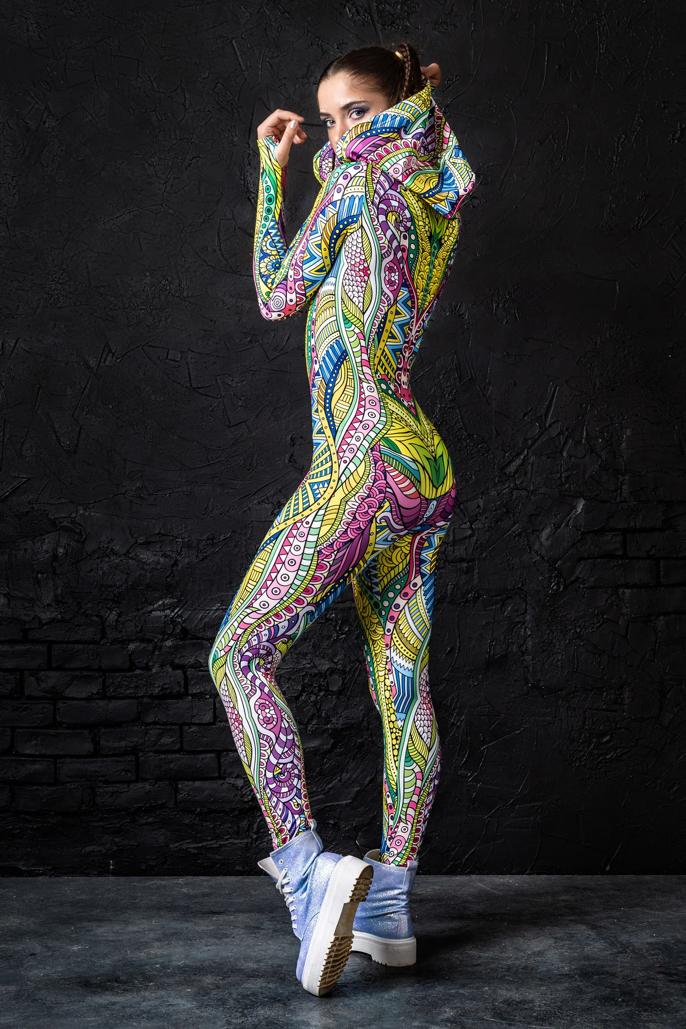 Aqua Knot Fit Onesie - Image 2