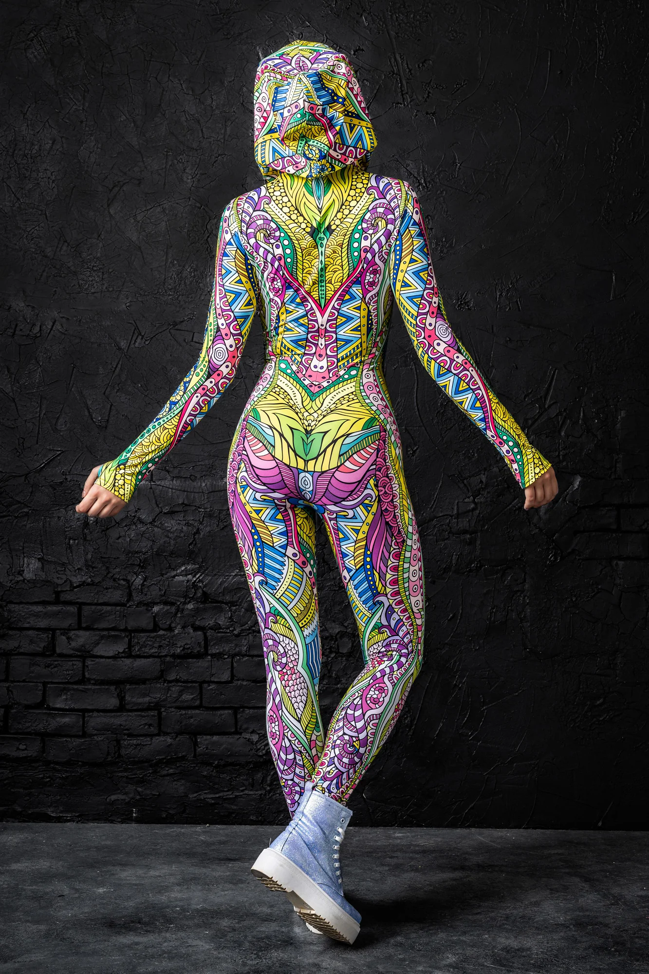Aqua Knot Fit Onesie - Image 3