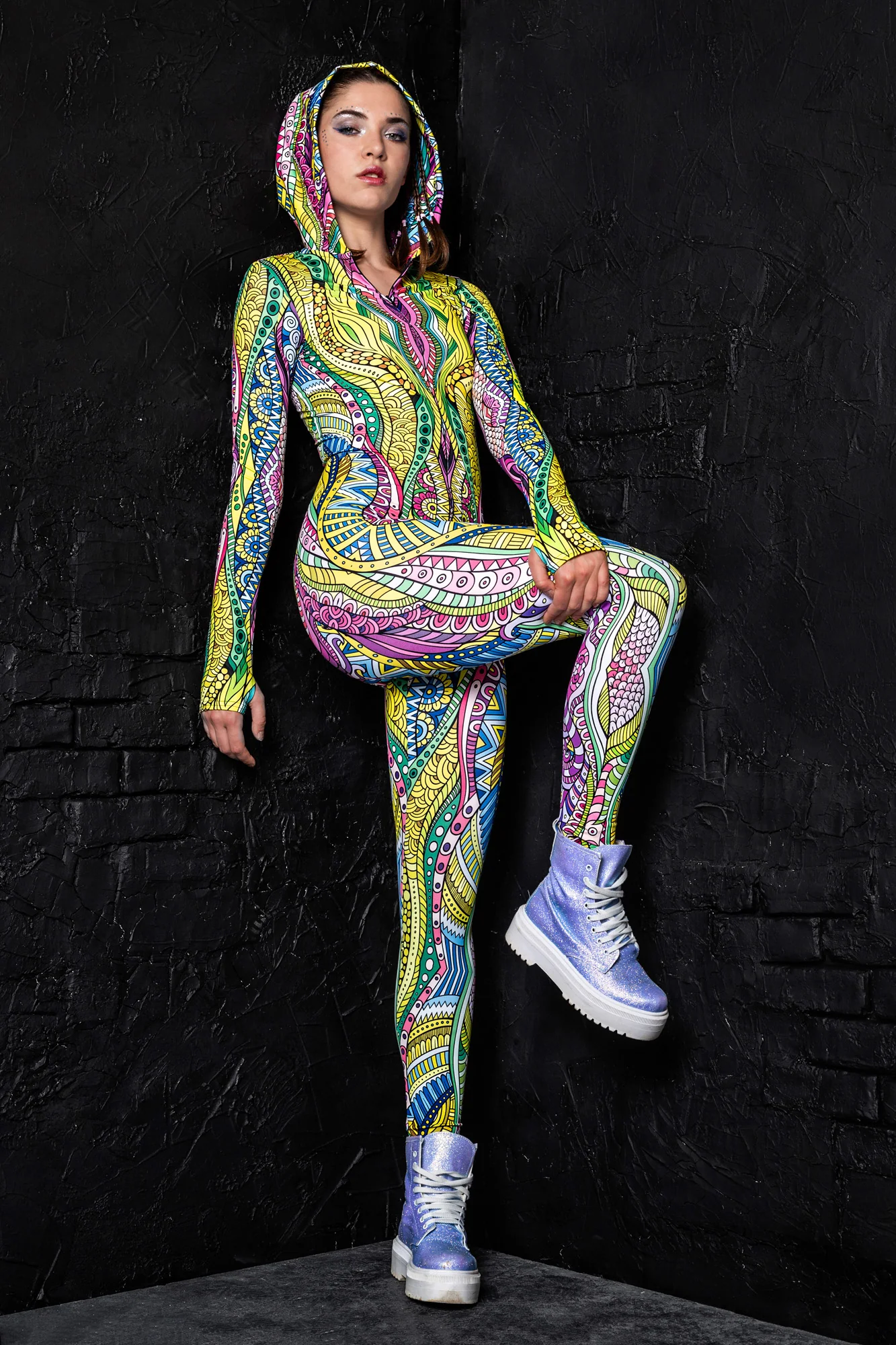 Aqua Knot Fit Onesie - Image 5