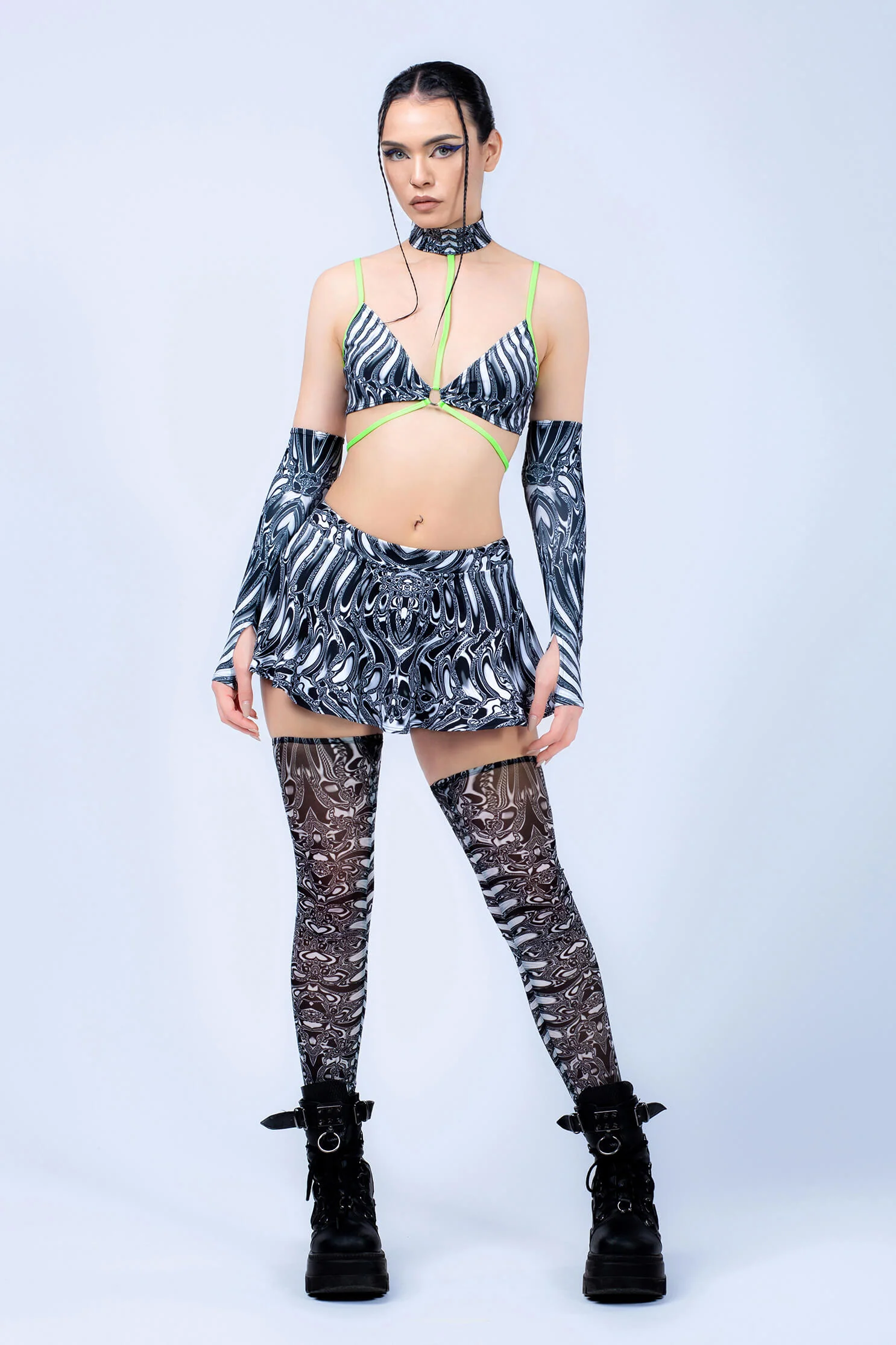 Ashes To Ashes Micro Skort - Image 5
