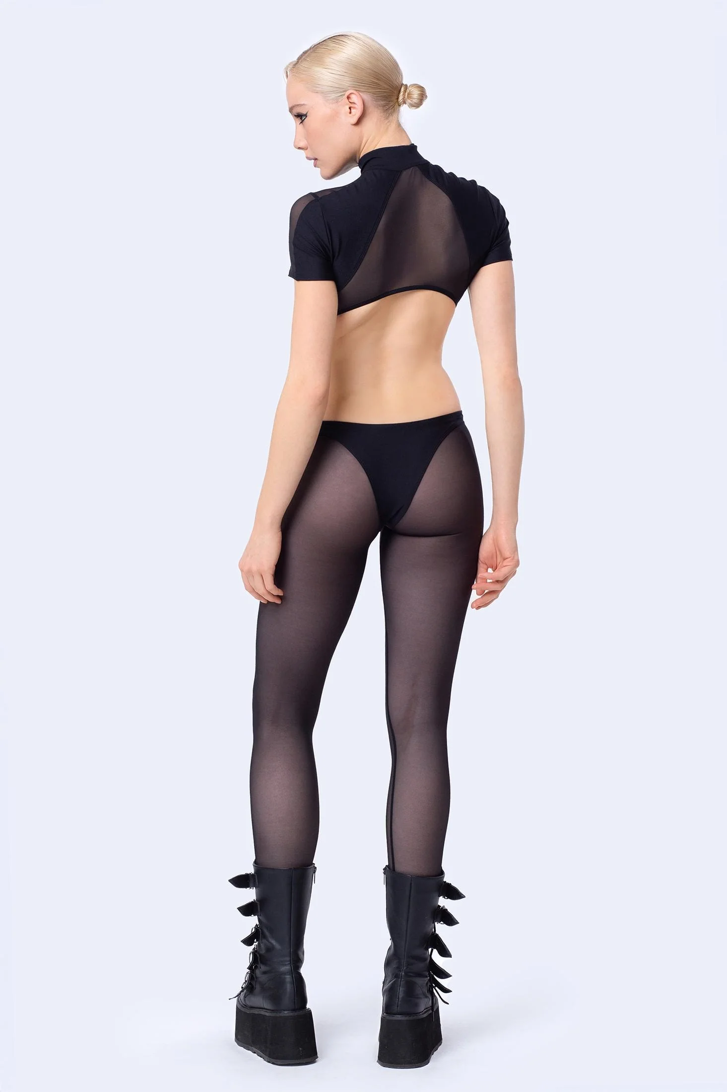 Bad Reputation Paneled Catsuit - Image 4