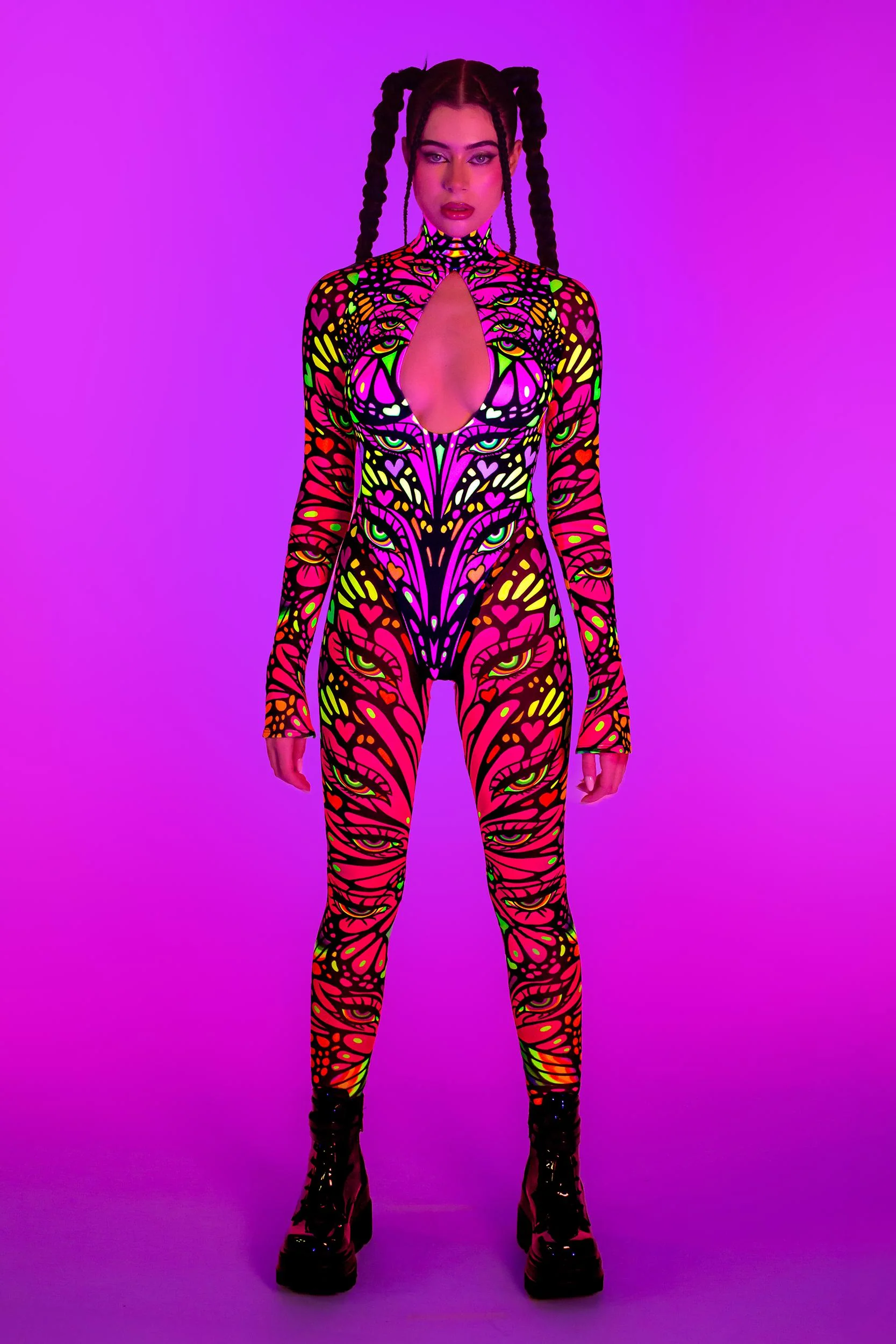 Blink Twice Bareback Keyhole Catsuit - Image 3