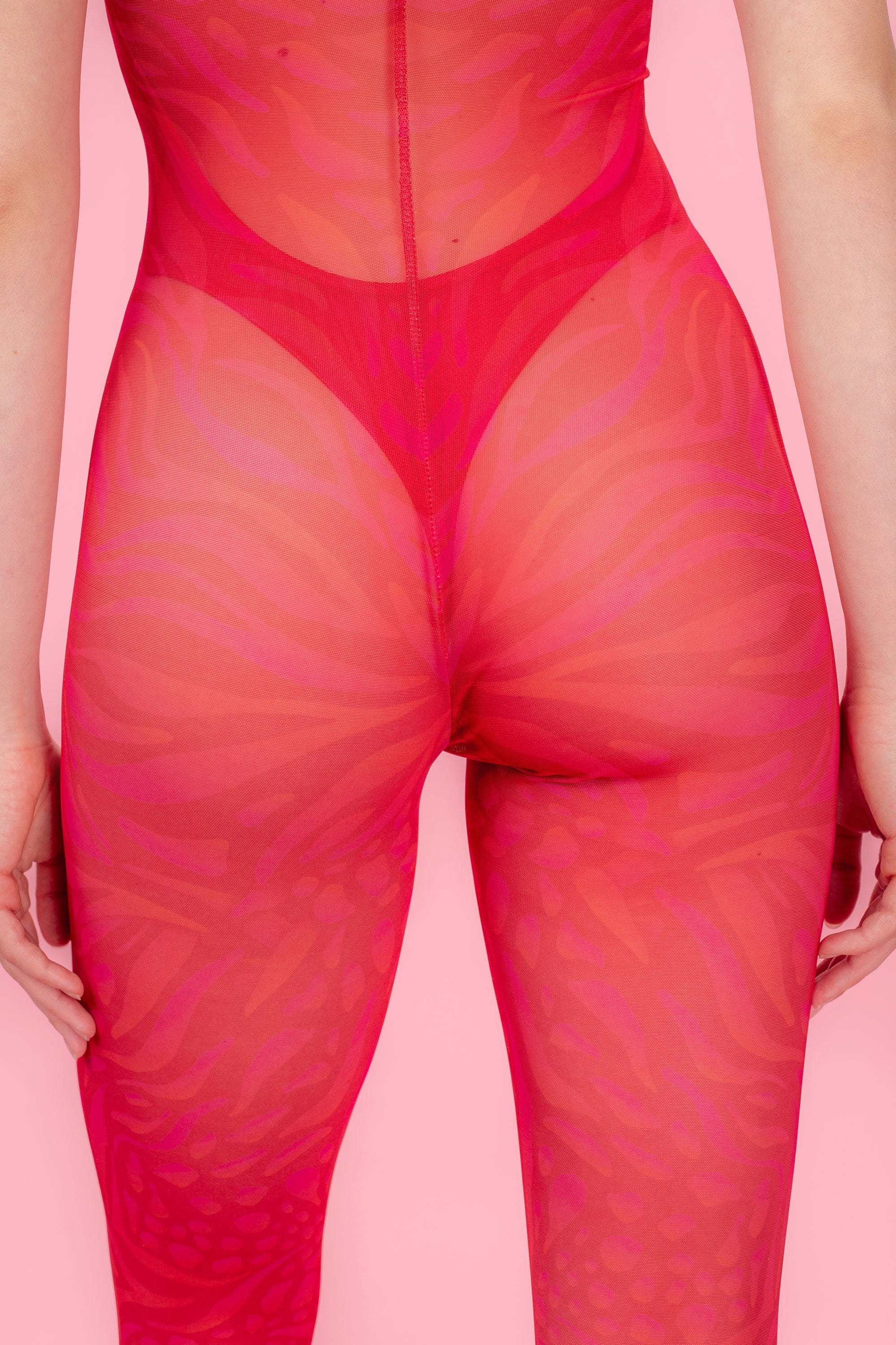 Bloodlust Mesh Cutout Catsuit - Image 2