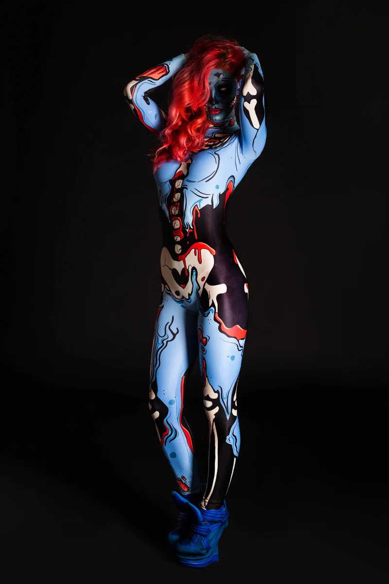 Blue Pop Art Costume - Image 4