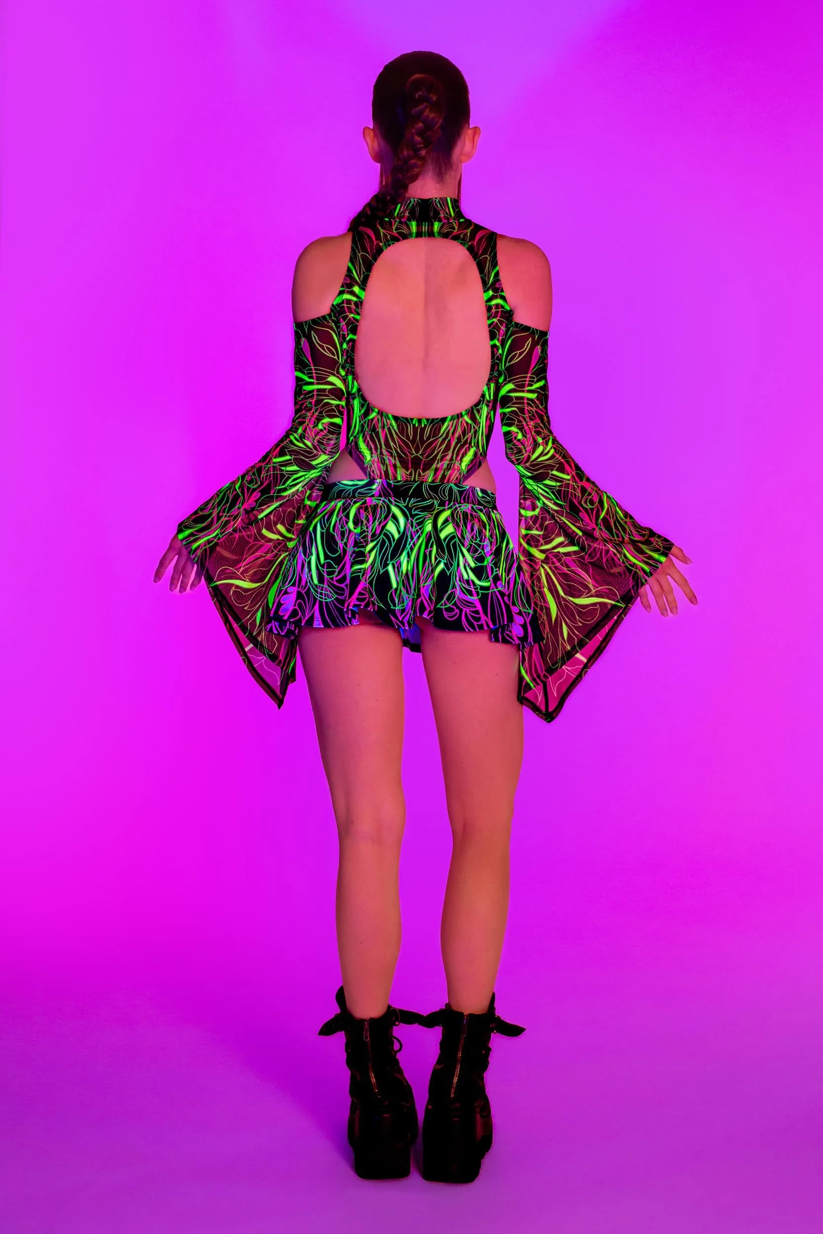 Body Ink Flared Sleeve Bodysuit - Image 7