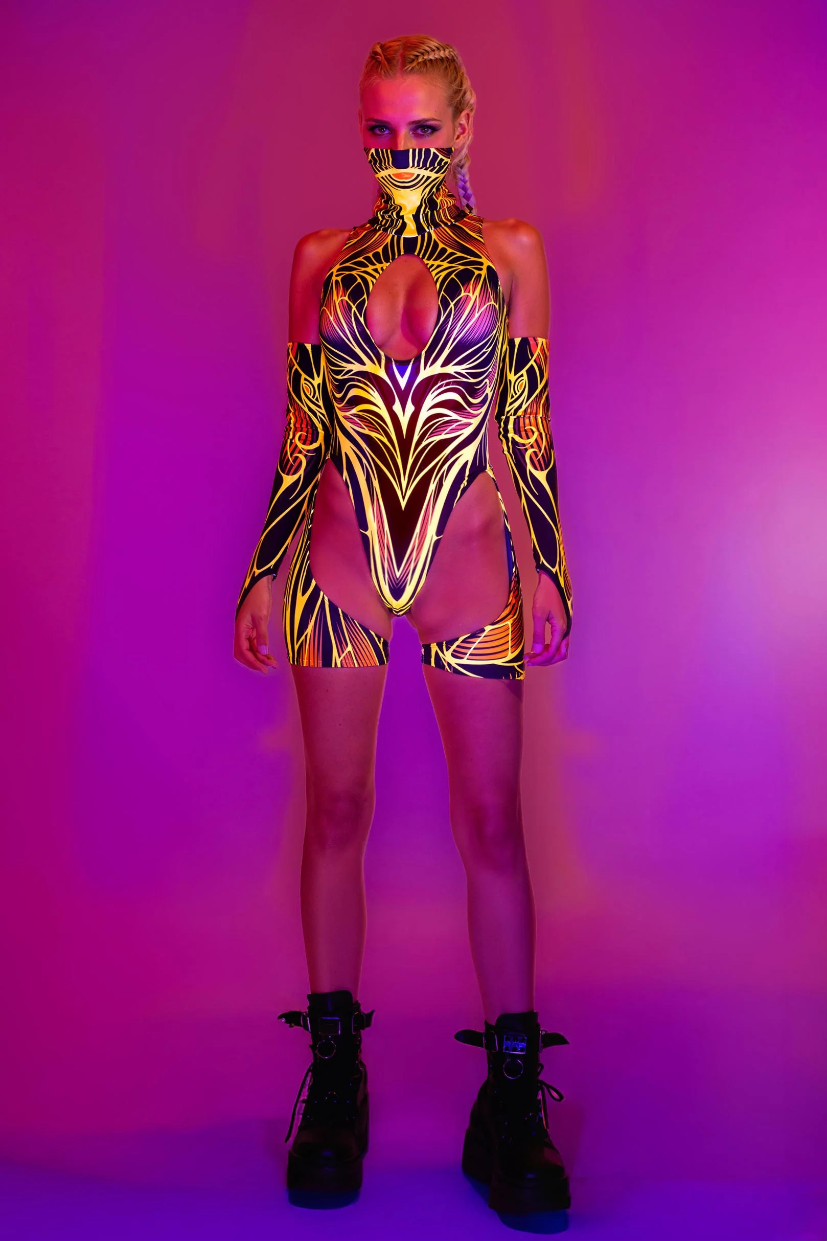 Burn Notice Garter Bodysuit - Image 3