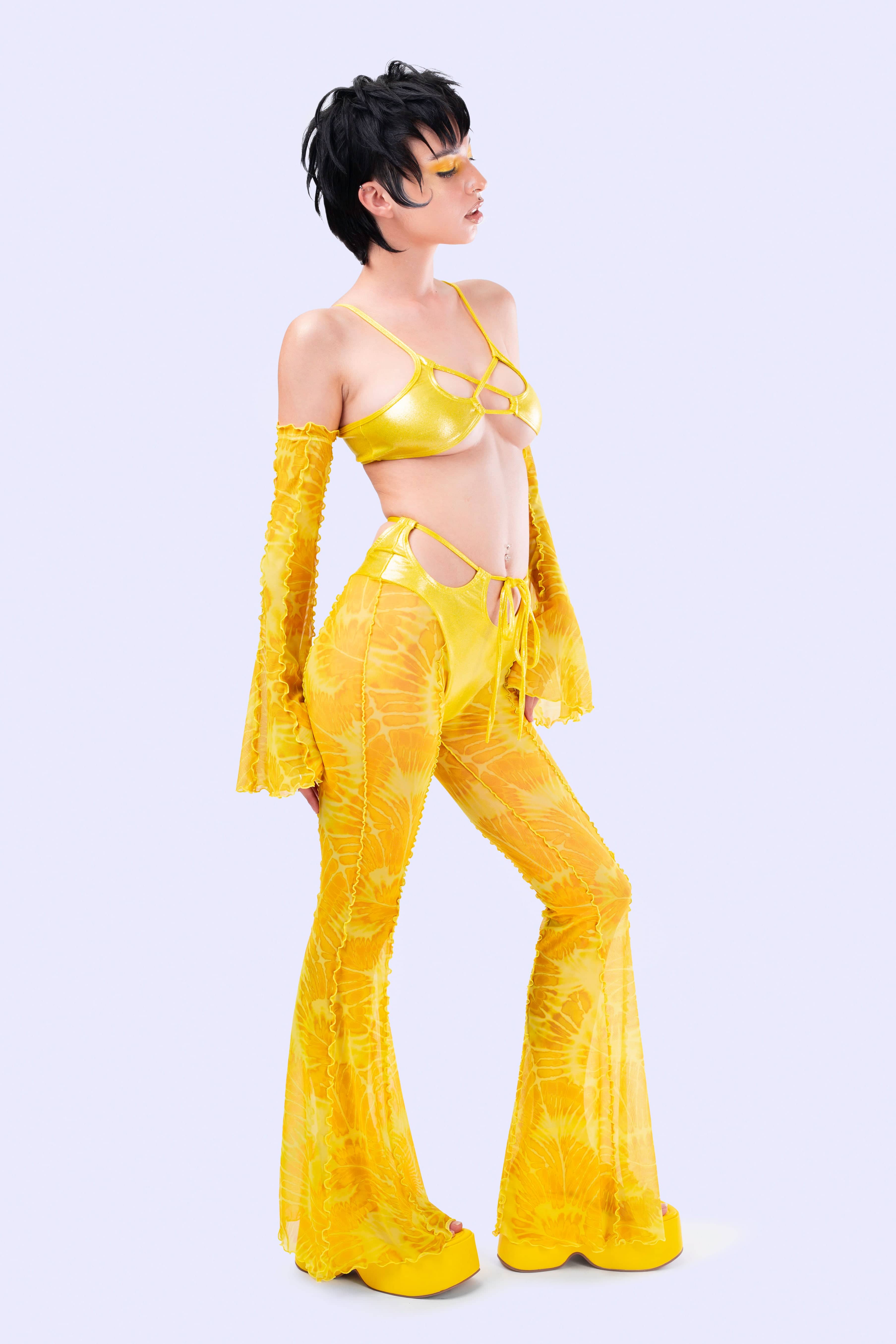 Buttercup Bikini Bell Bottom Pants - Image 4
