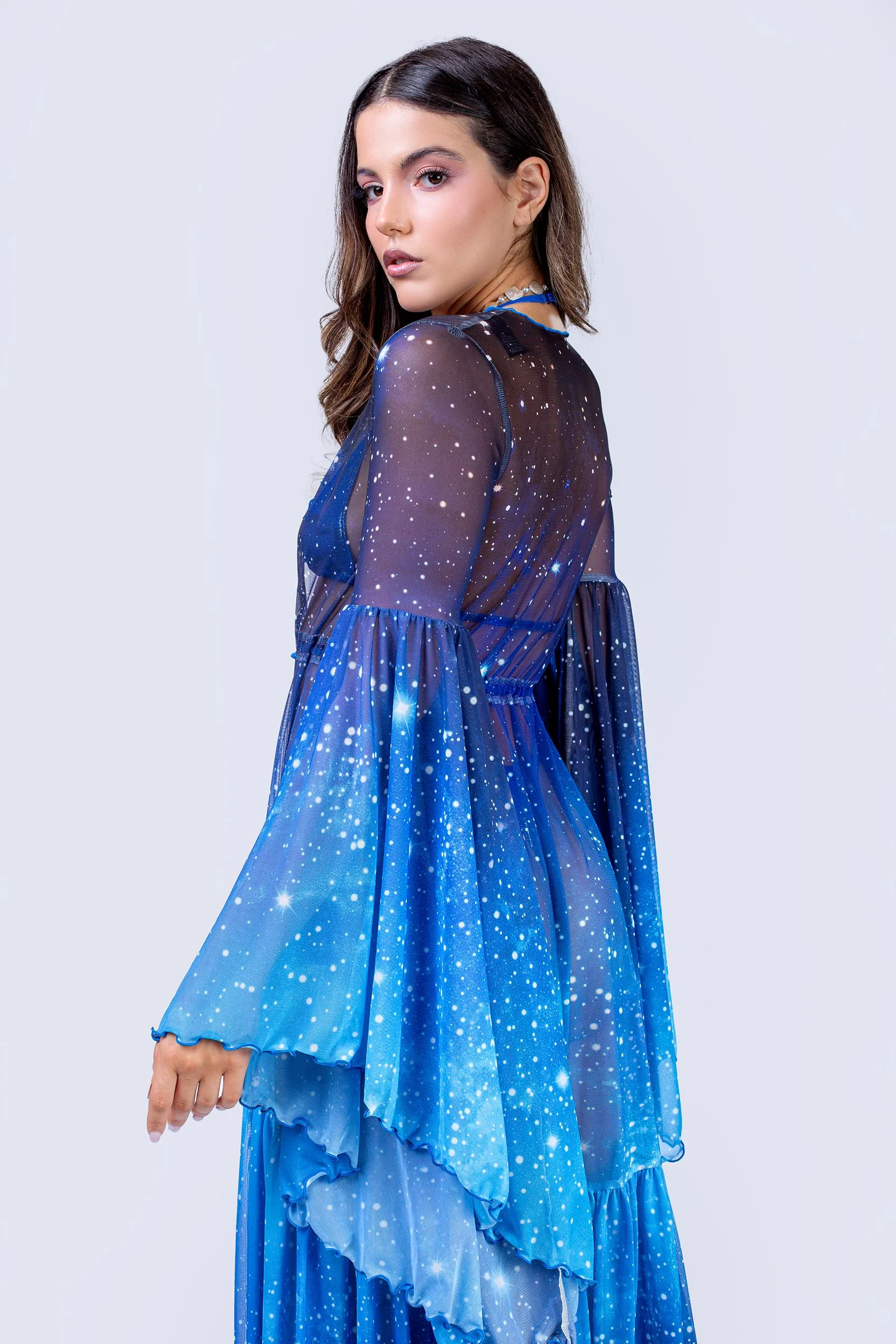 Celestial Sprite Unisex Mesh Duster - Image 4