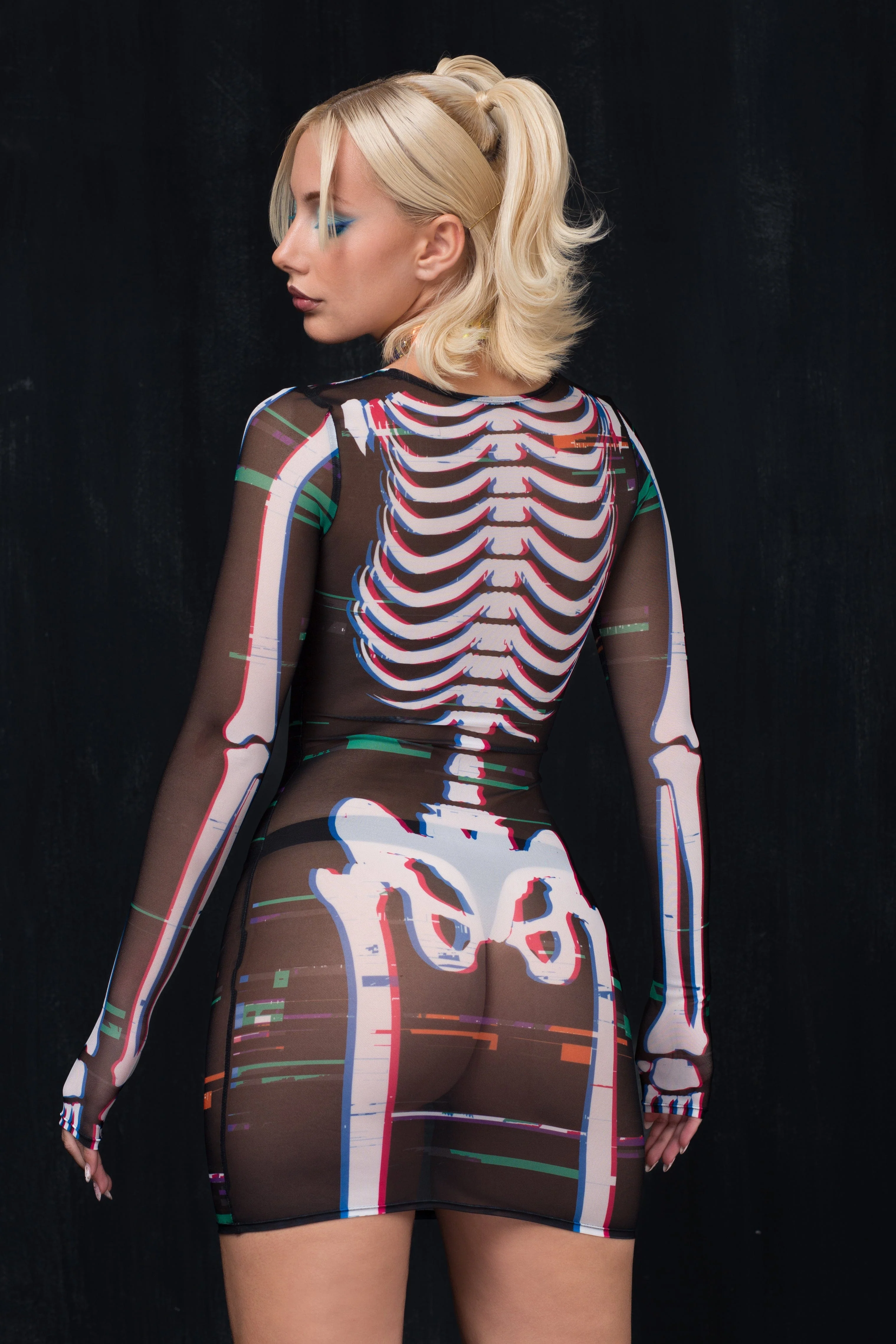 Code Cursed Mesh Dress - Image 2