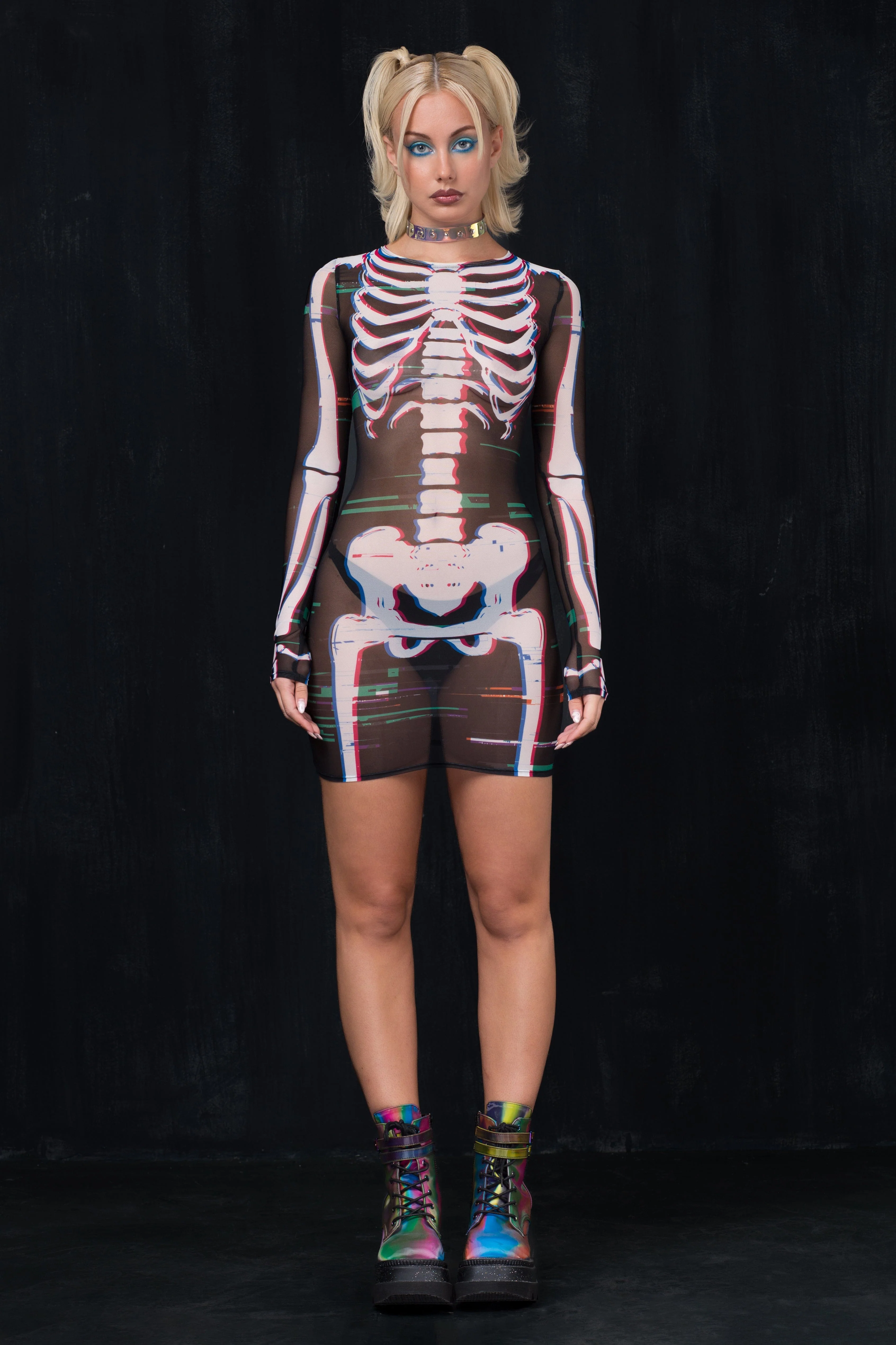 Code Cursed Mesh Dress - Image 3