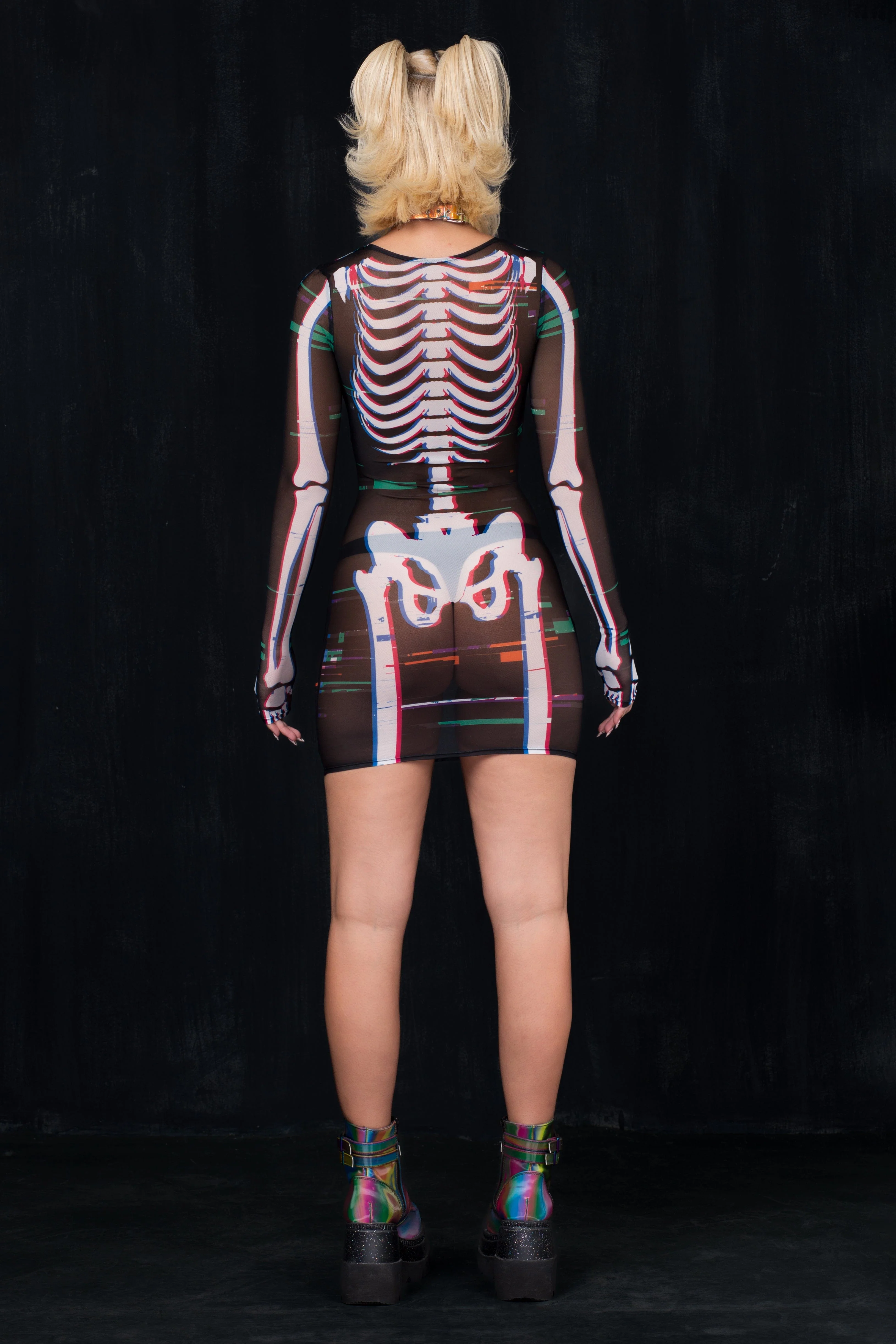 Code Cursed Mesh Dress - Image 4