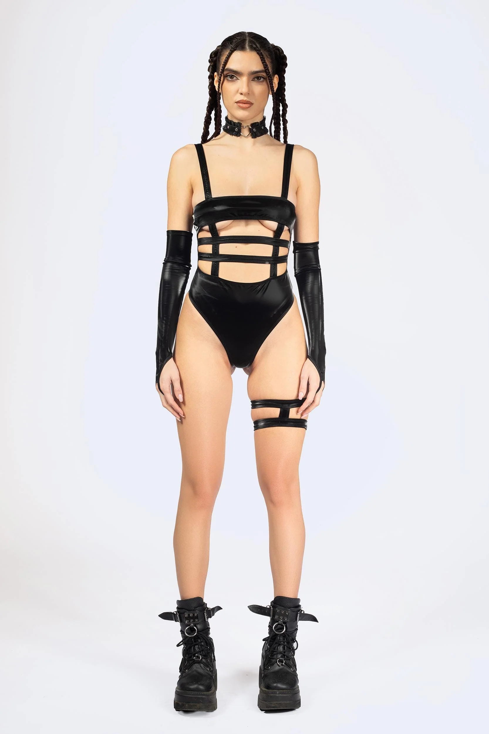 Come Undone Strappy Bodysuit - Image 3
