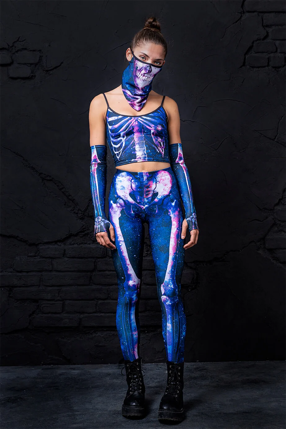 Galaxy Skeleton Bandana Set - Image 2