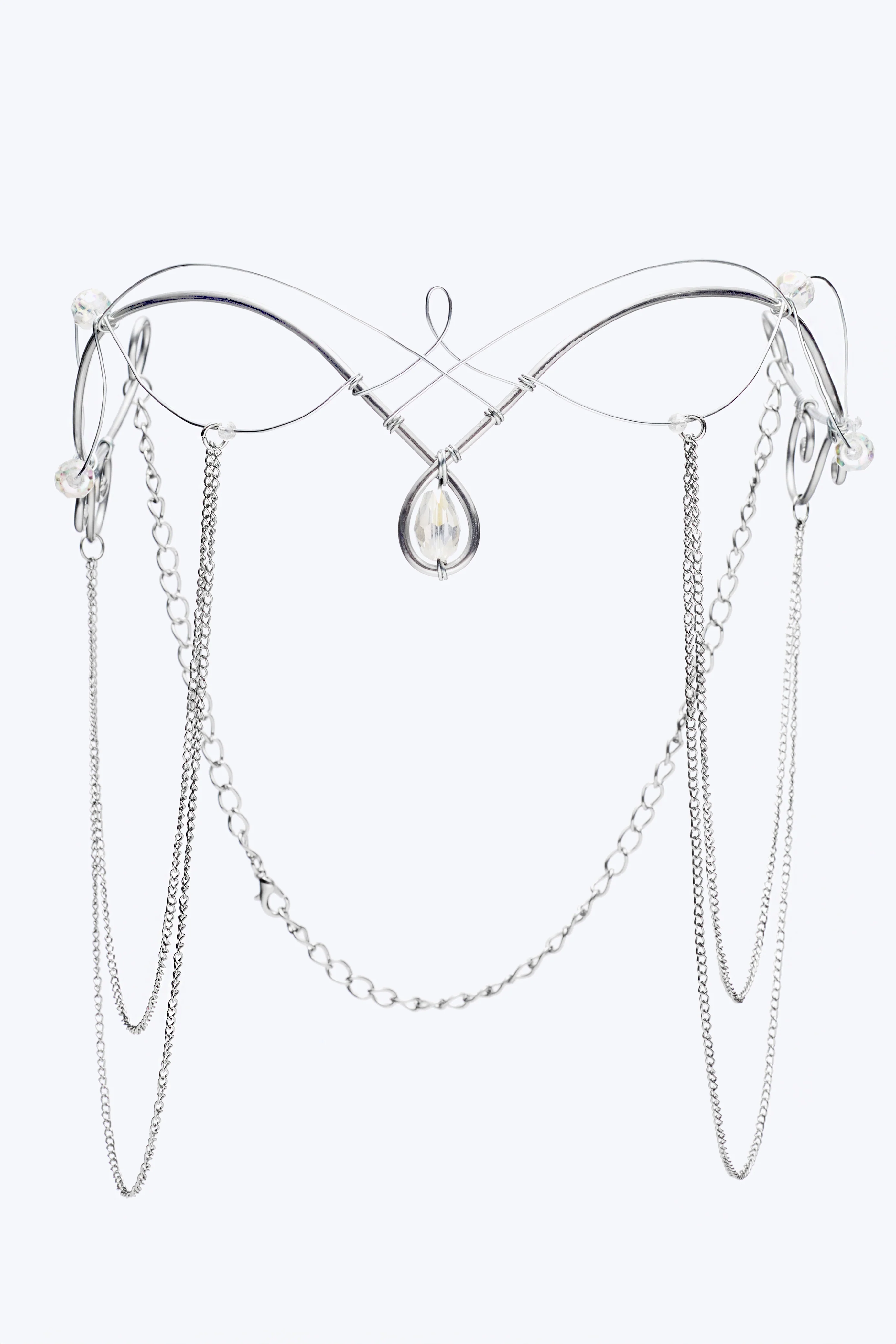 Crystal Clear Wire Tiara - Image 3