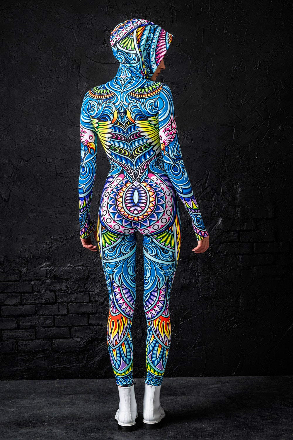 Cyan Birdy Fit Onesie - Image 4