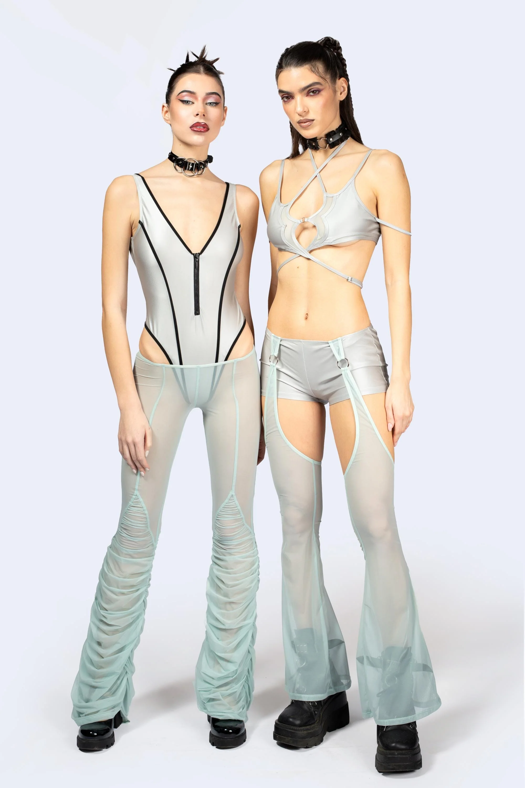 Entwined In Grey Multi-Strap Top - Image 6
