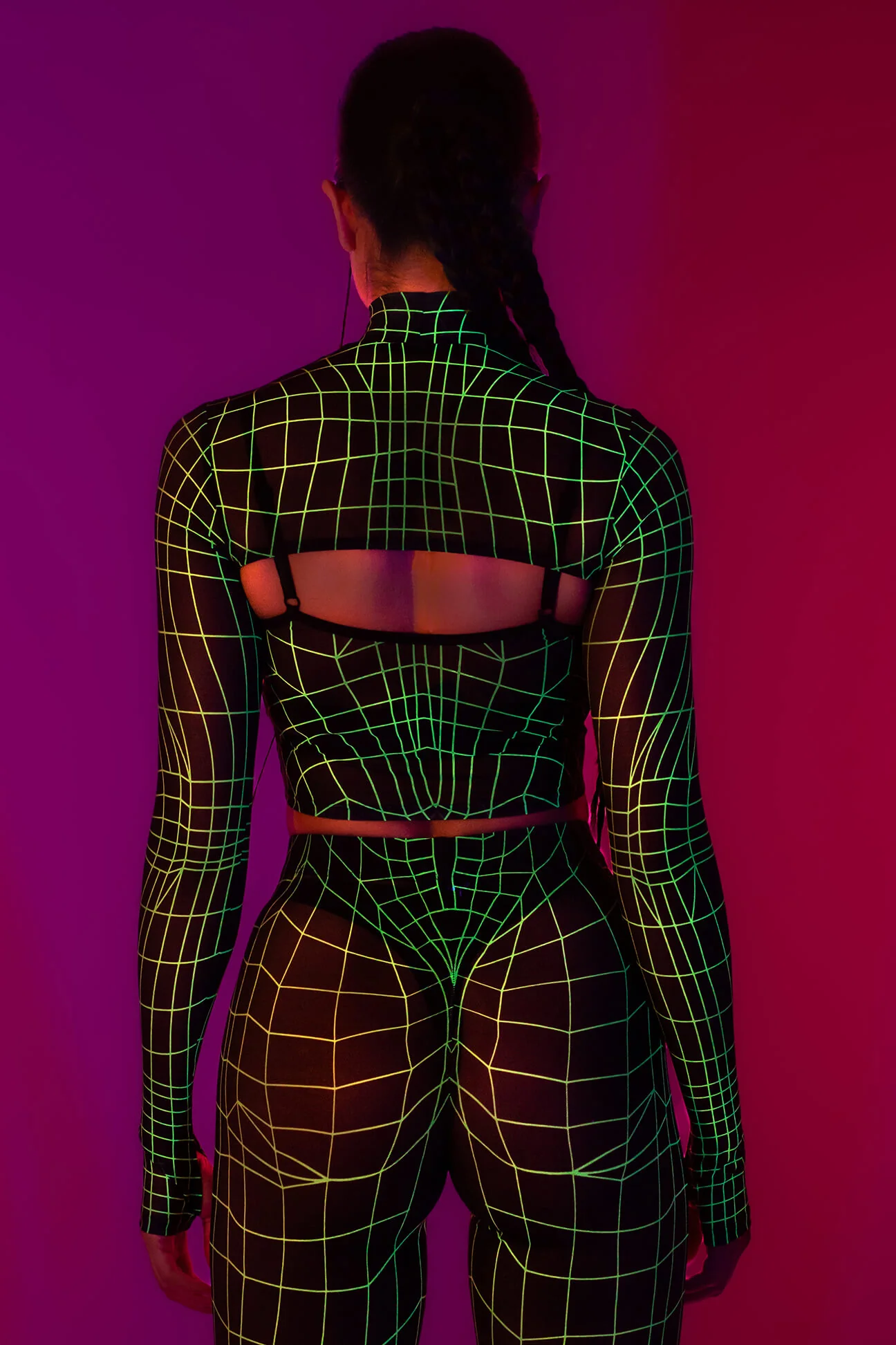 Equilibrium Mesh 2 Piece Shrug - Image 2
