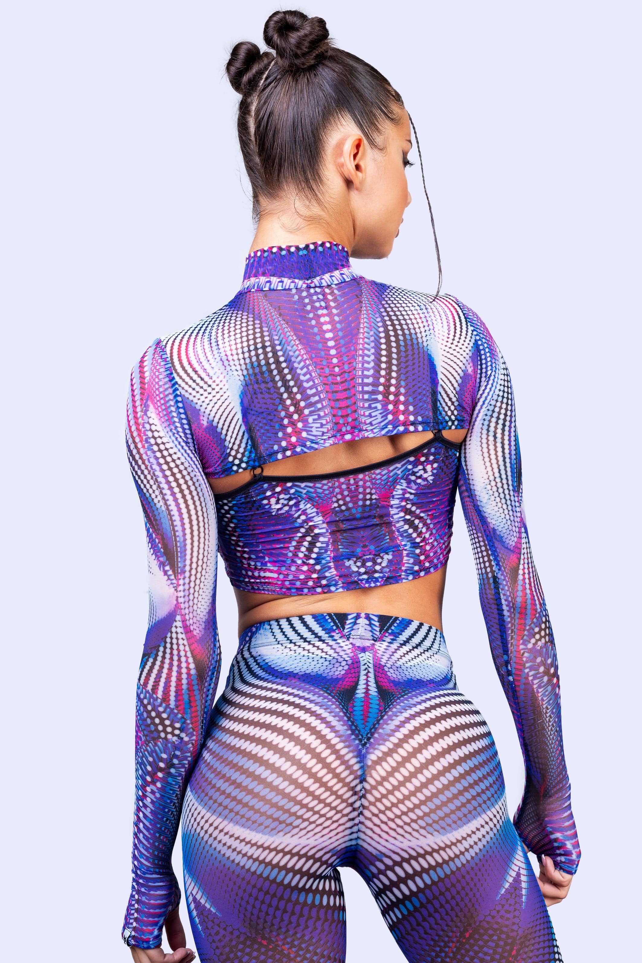 Fata Morgana Mesh 2 Piece Shrug Top - Image 2