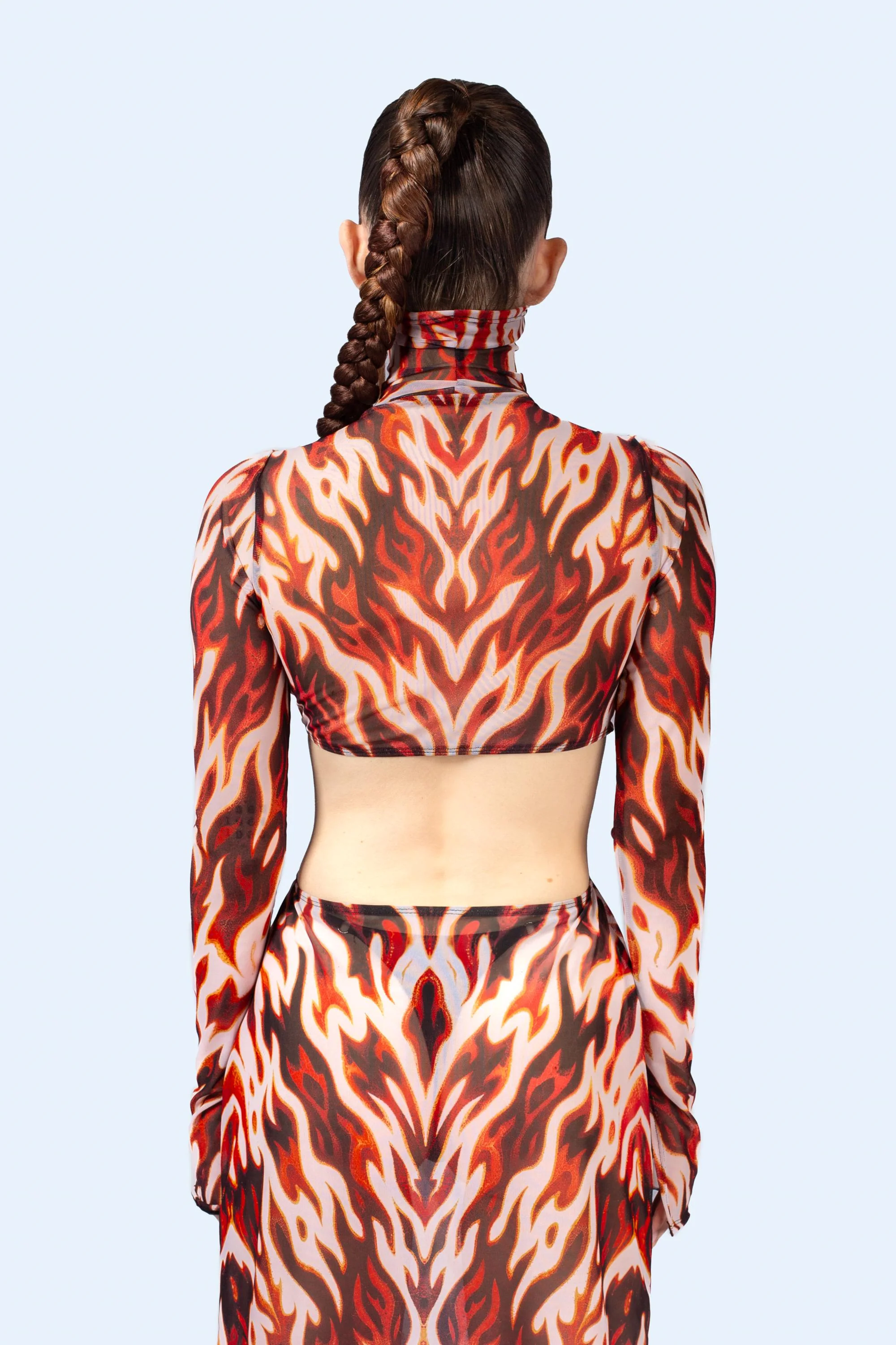 Flaming Loose Ends Maxi Dress - Image 3