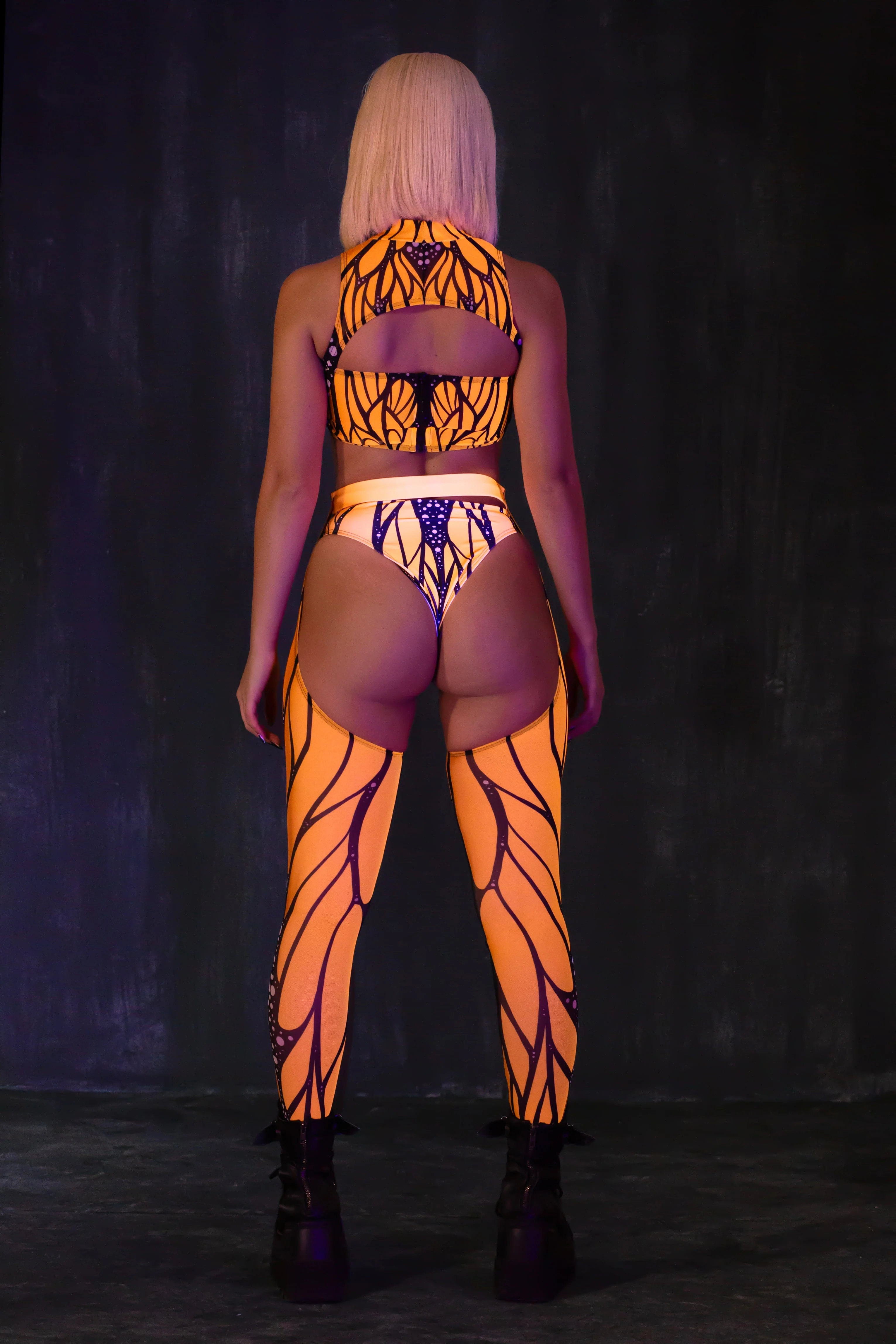 Fluttering Dreams Mesh Cutout Top - Image 4