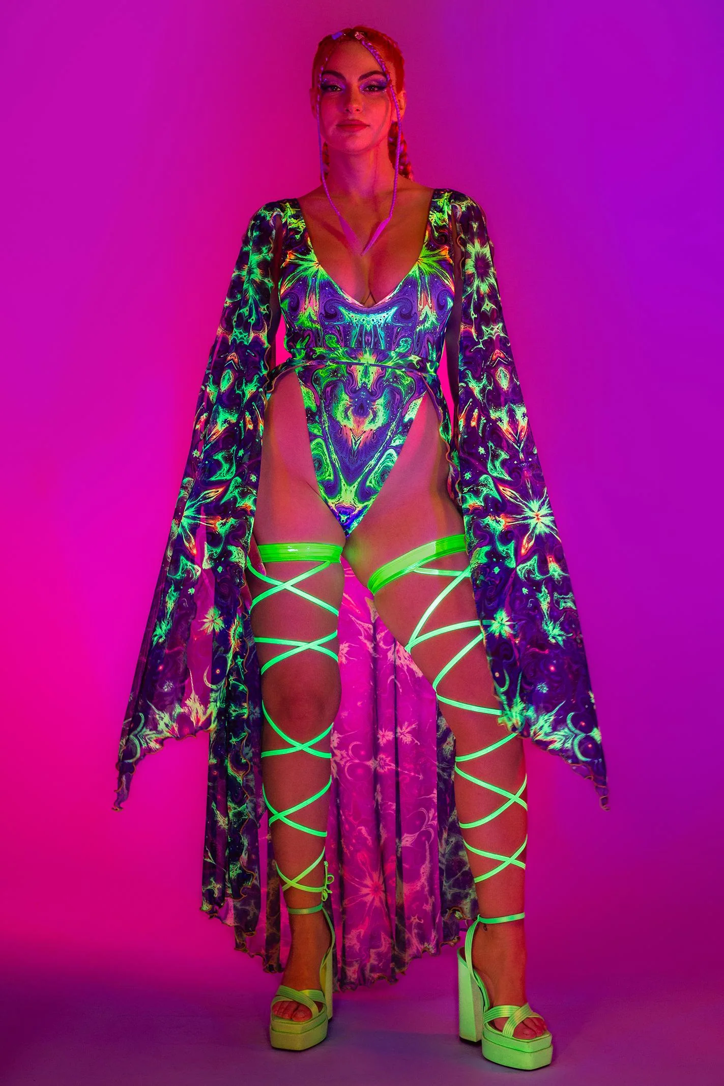 Flux Dominion Butterfly Open Skirt Set