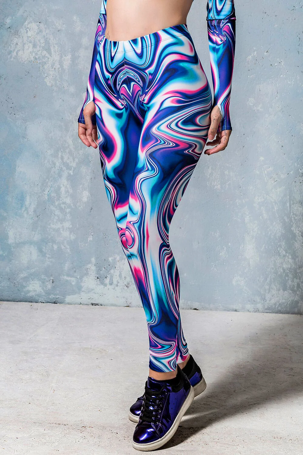 Frenzy Liquid Tube Top Leggings Set - Image 2