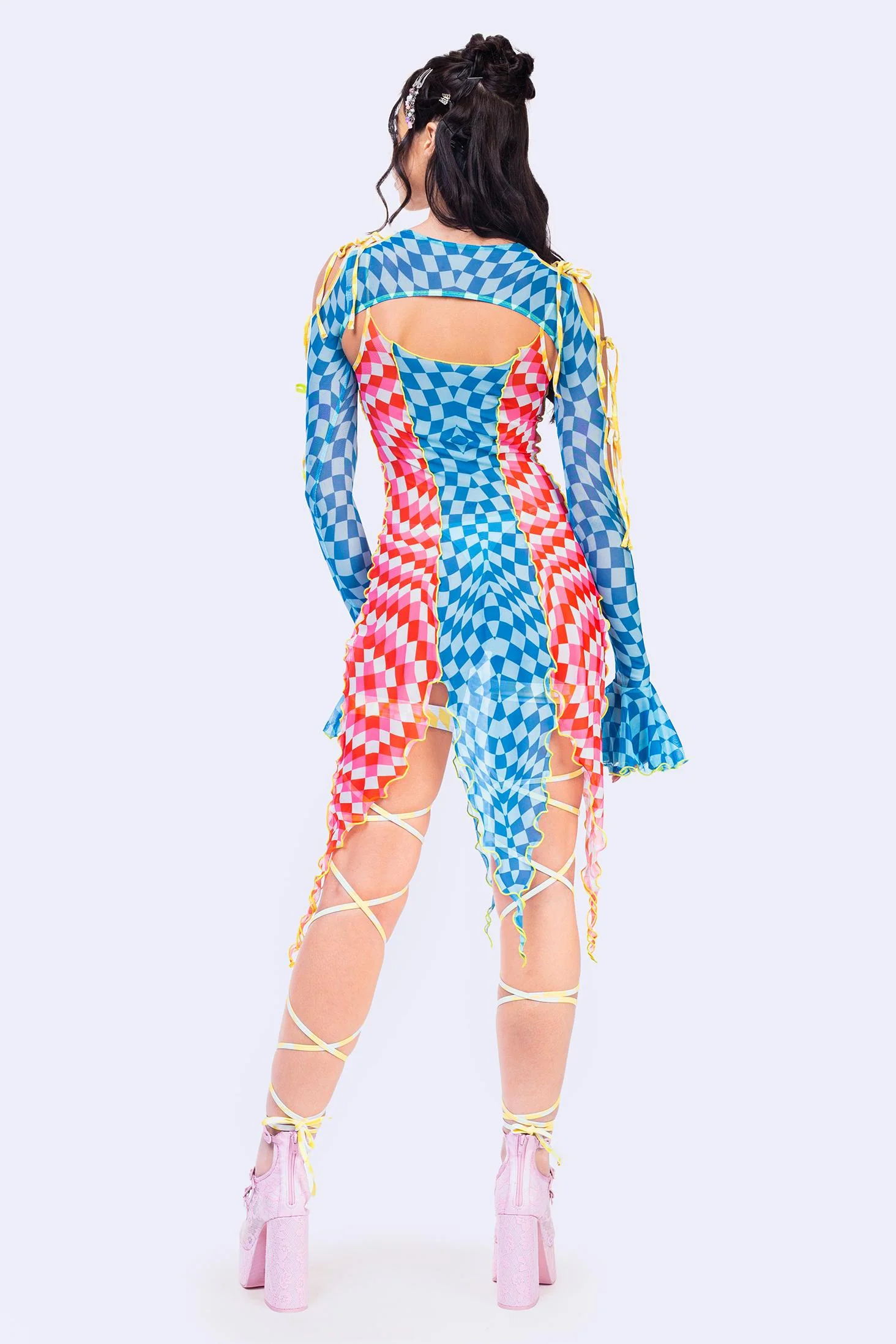 Get Into The Groove 2-Piece Ribbon Dress - Image 4
