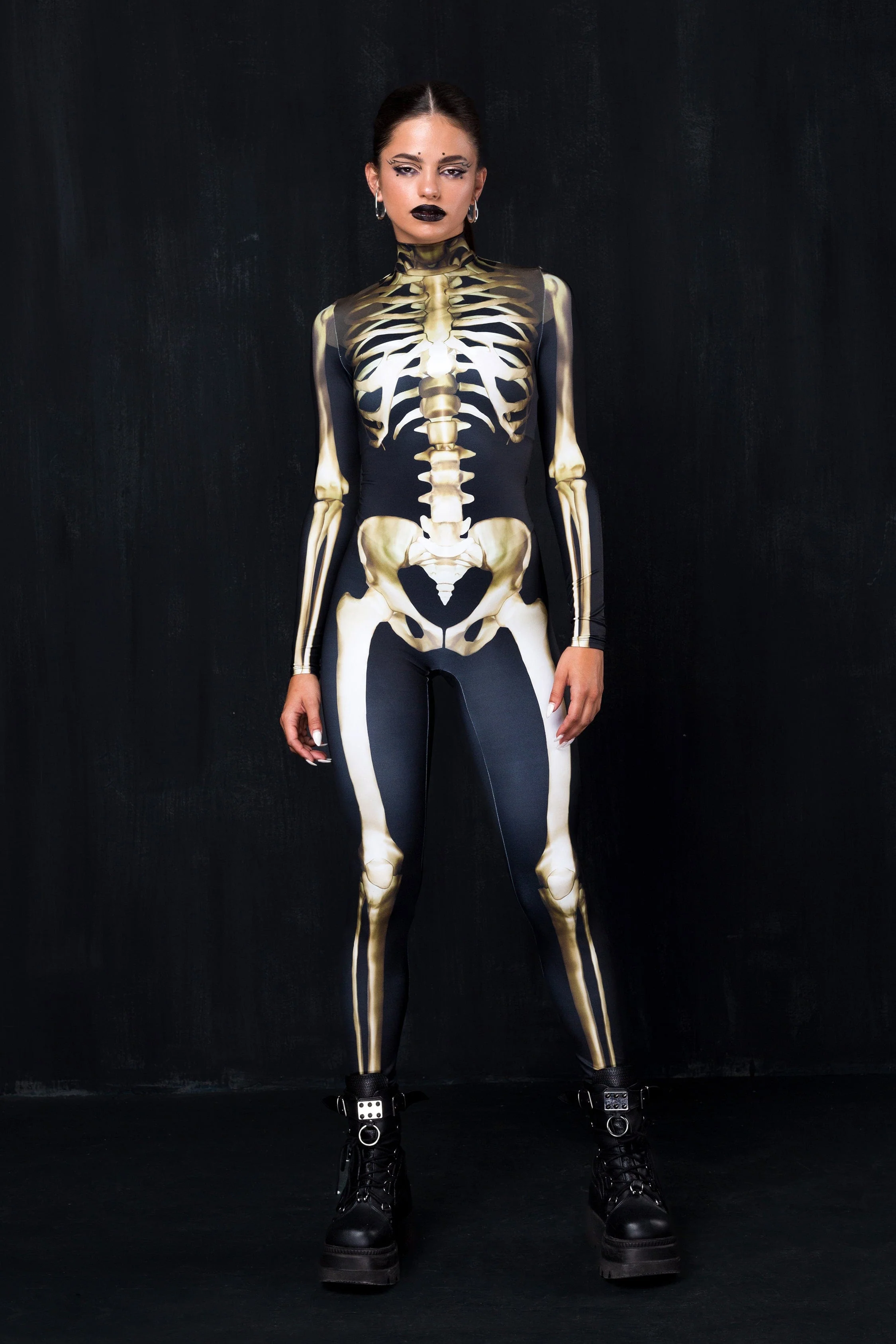Graveyard Skeleton Costume - Image 3