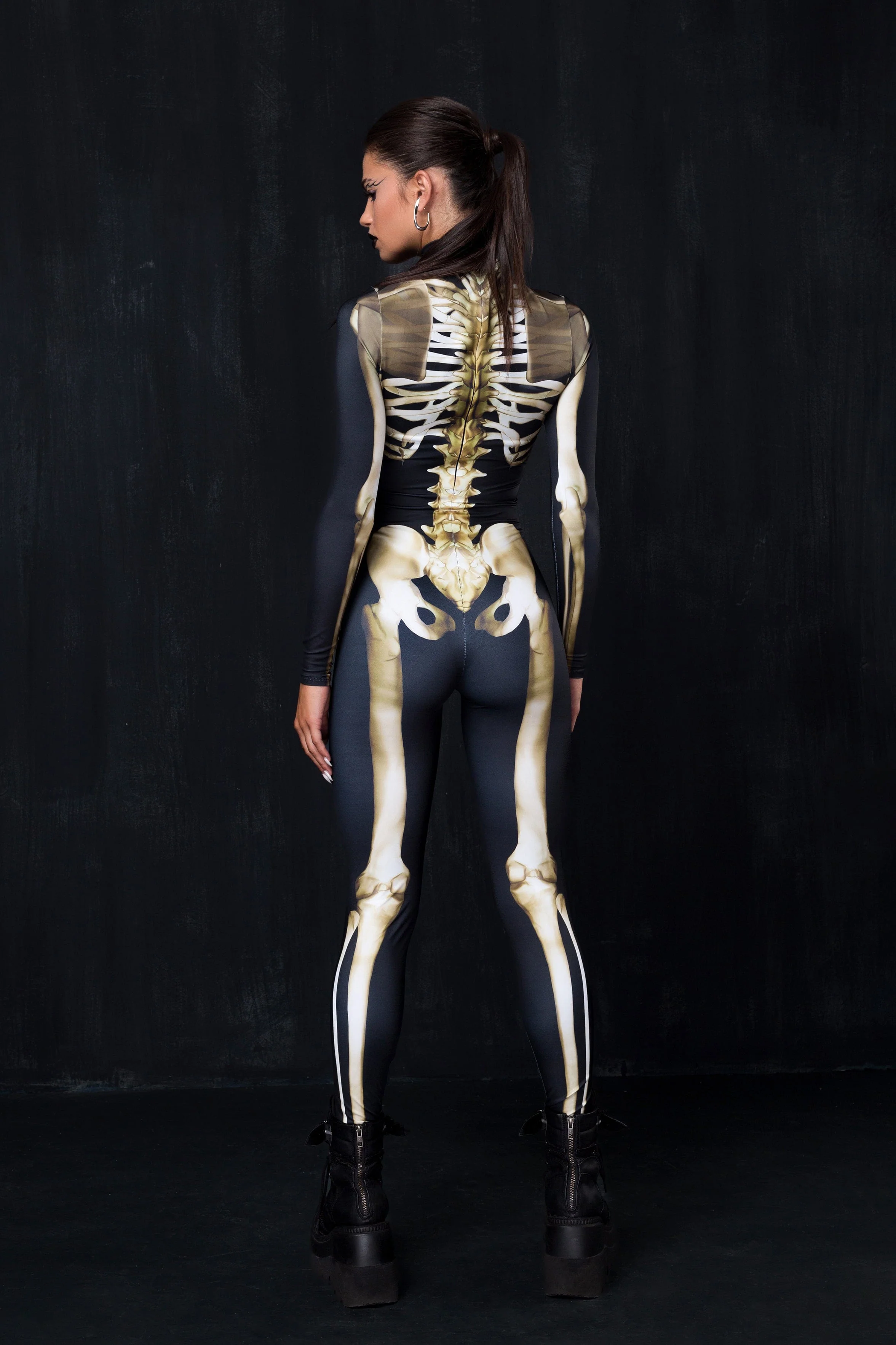 Graveyard Skeleton Costume - Image 4