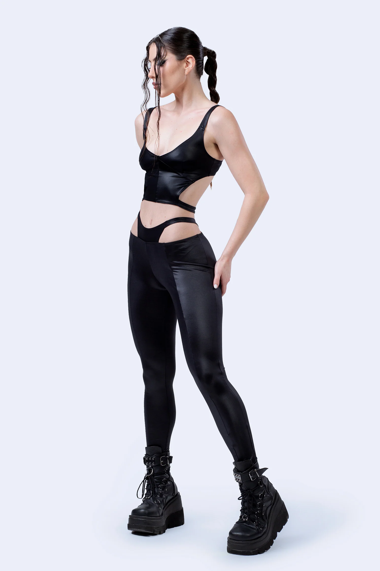 Gunpowder Faux Thong Leggings - Image 3
