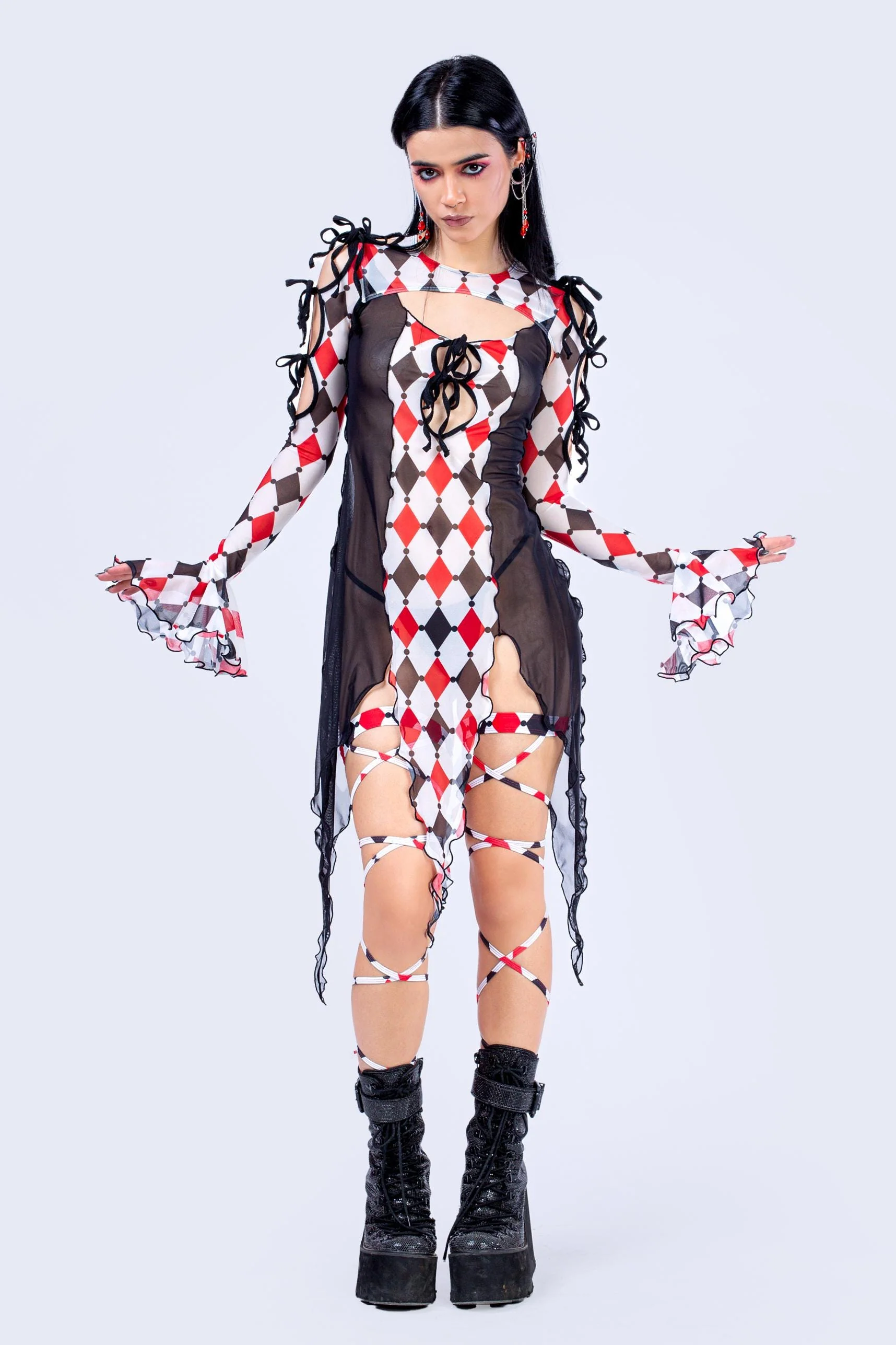 High Jinx 2-Piece Ribbon Dress - Image 3