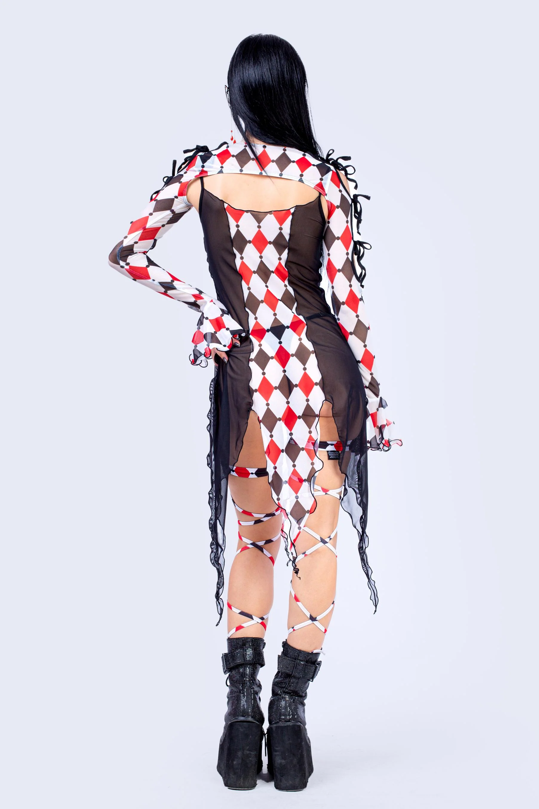 High Jinx 2-Piece Ribbon Dress - Image 4