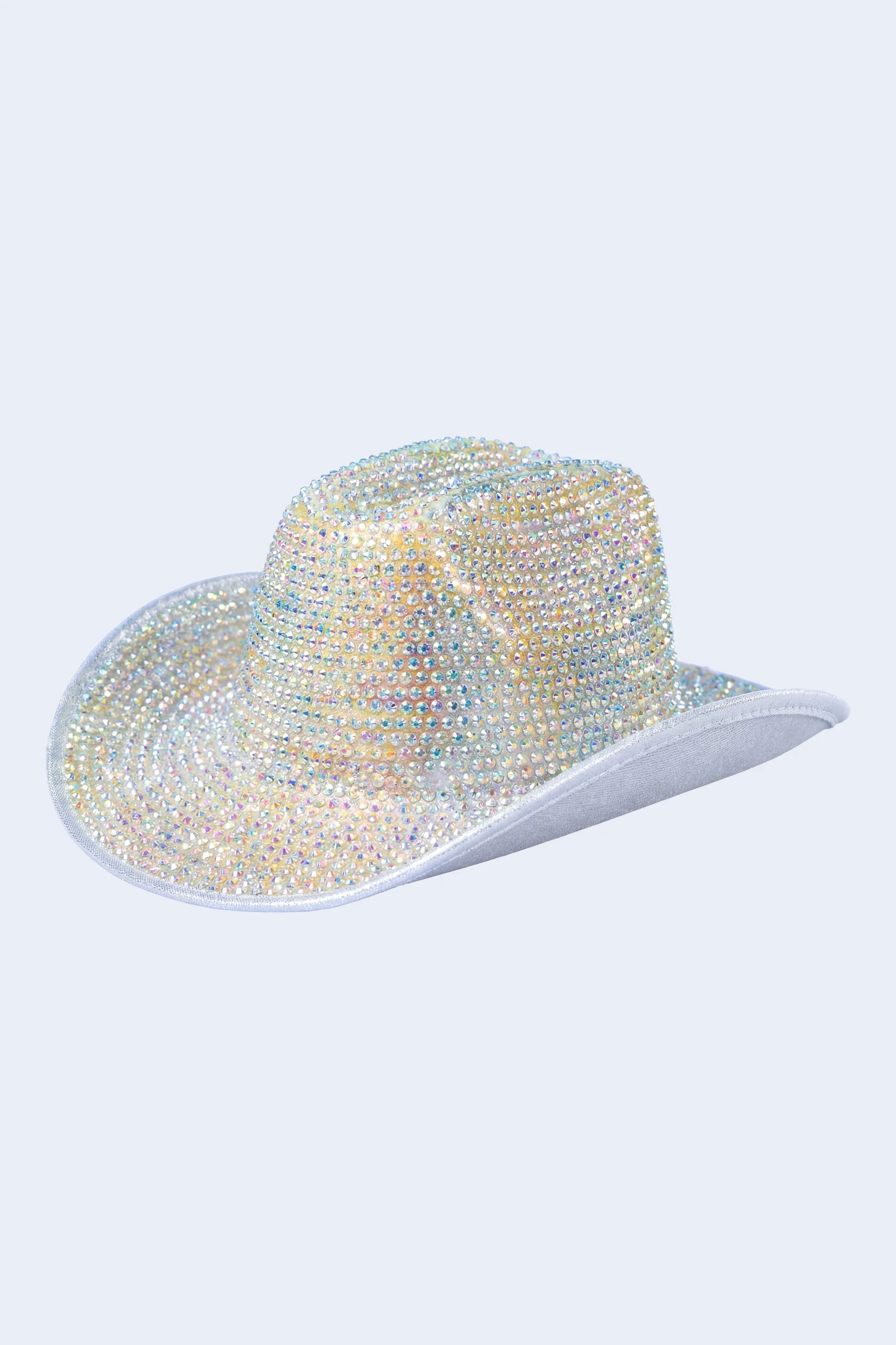 Howdy White Bedazzeled Cowboy Hat - Image 3
