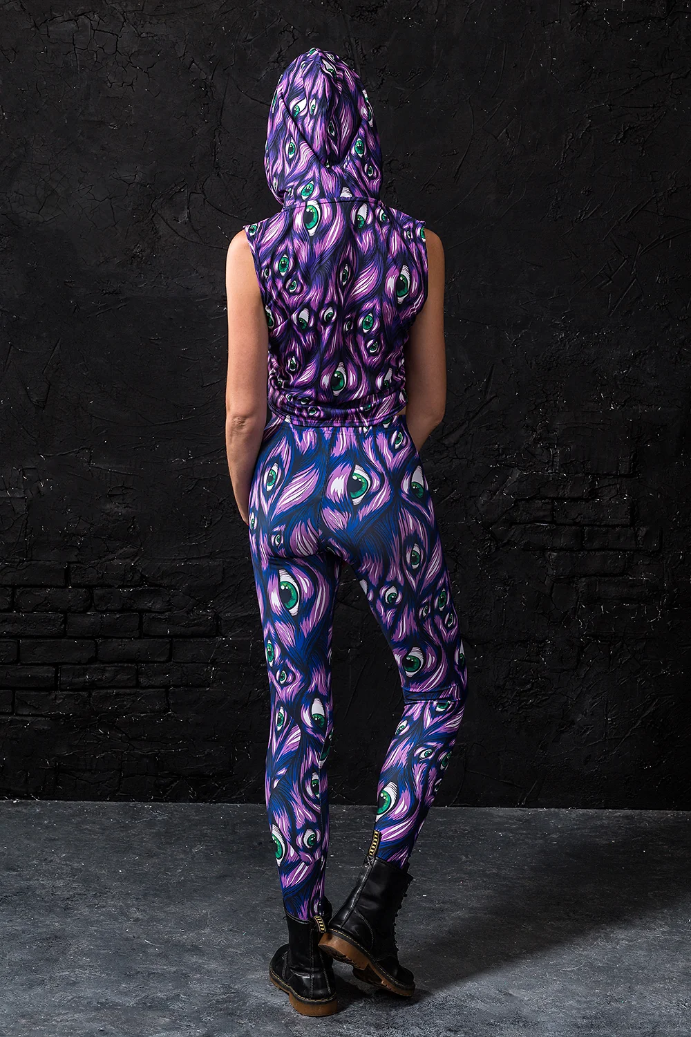 I See You Purple Leggings - Image 3