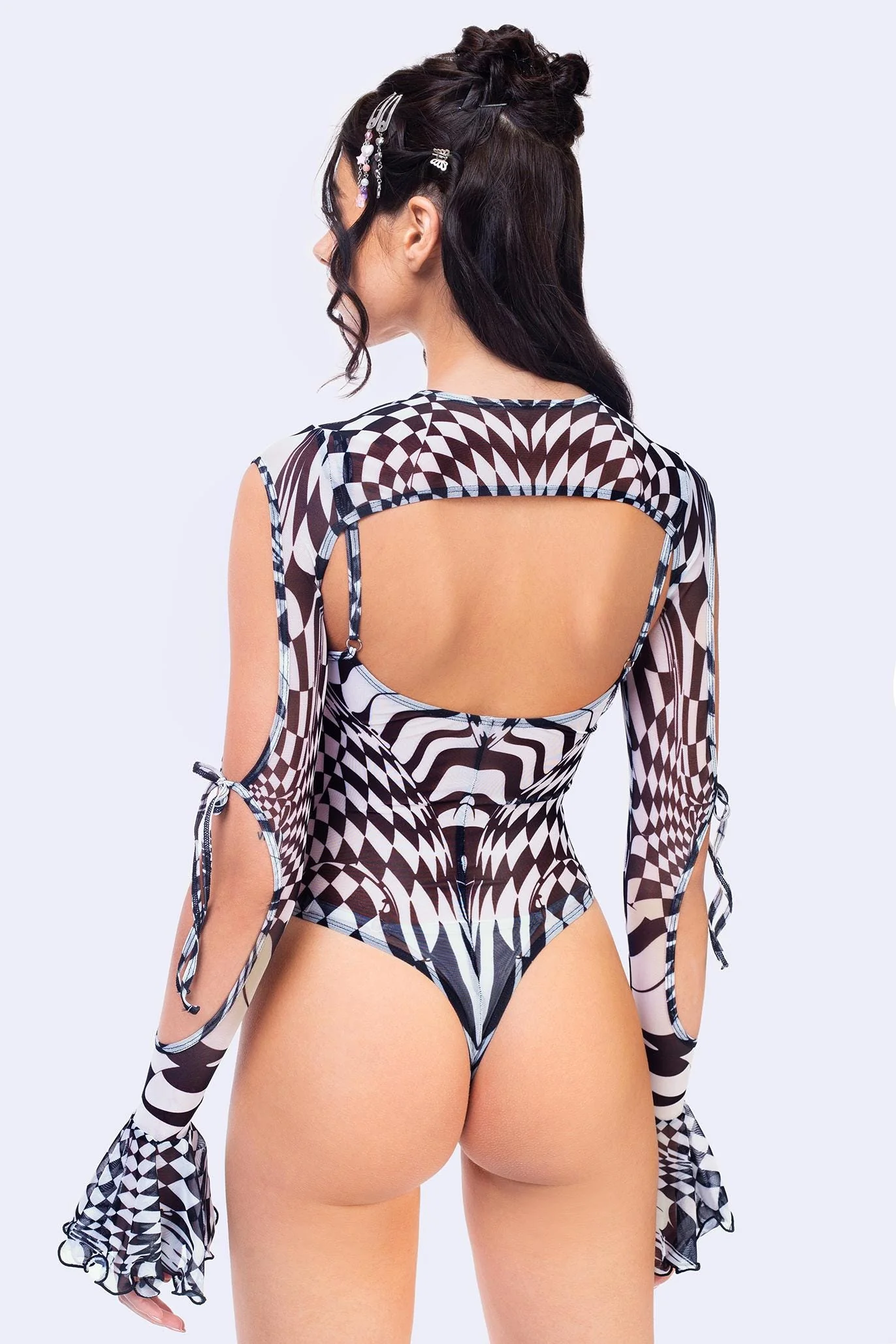 Infinite Loop 2-Piece Ribbon Bodysuit - Image 2