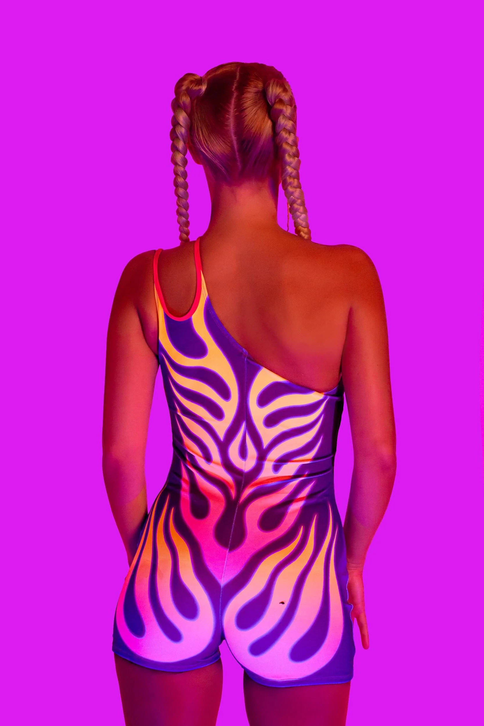Inner Fire Off Shoulder Romper - Image 2