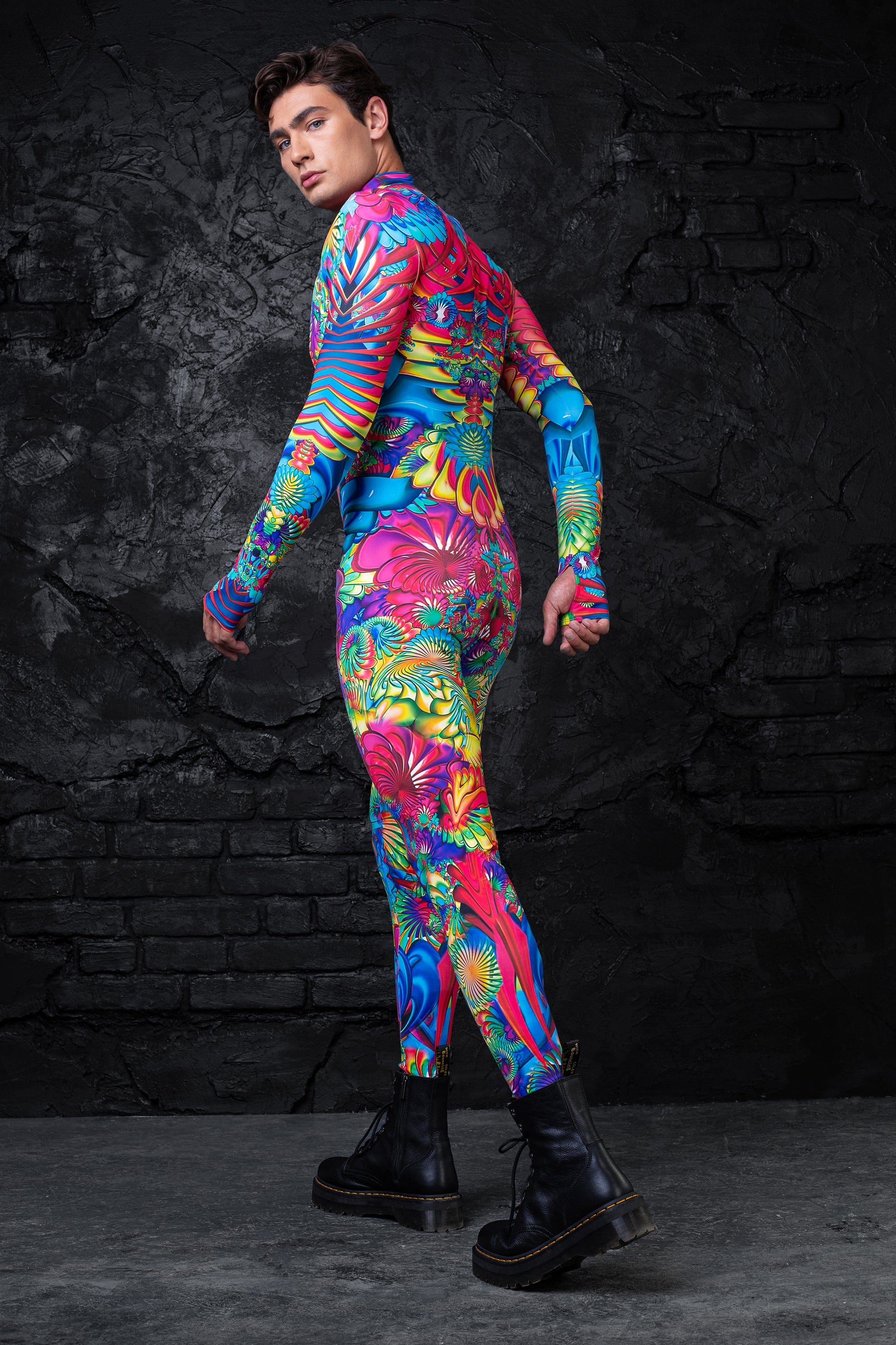 Kaleidoscopic Bloom Male Costume - Image 6