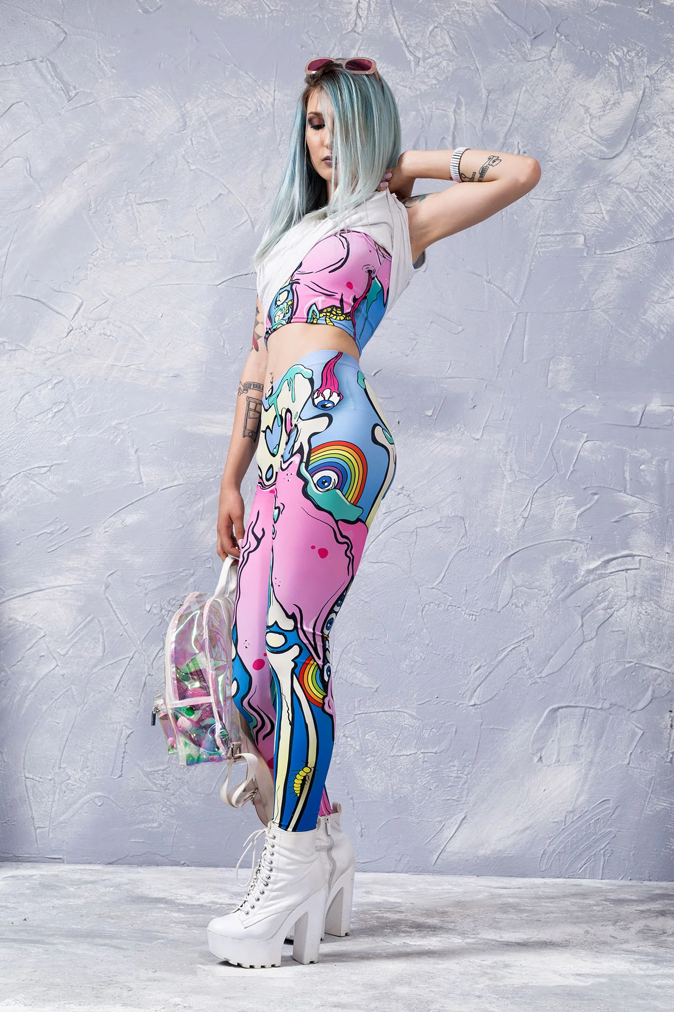 Kawaii Pop Art Leggings - Image 3