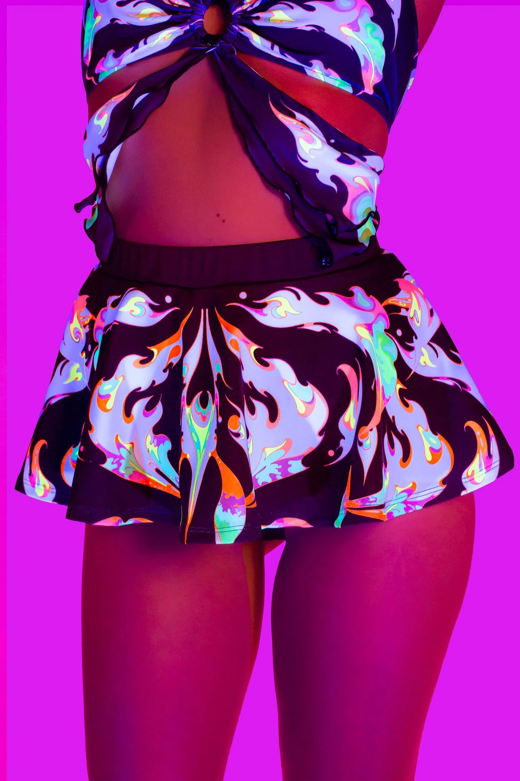 Liquid Dreams Frilly Skirt