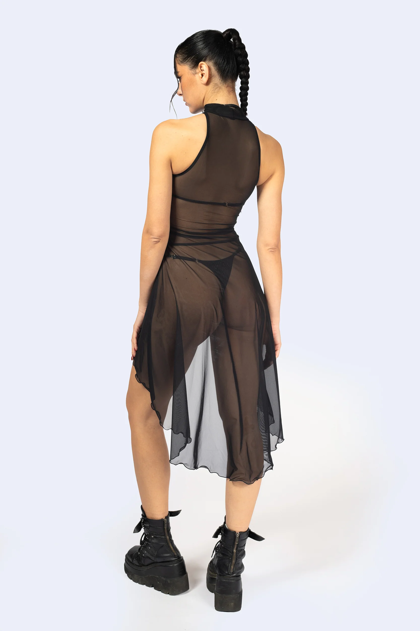 Message Received Lace Up Bodice Dress - Image 5