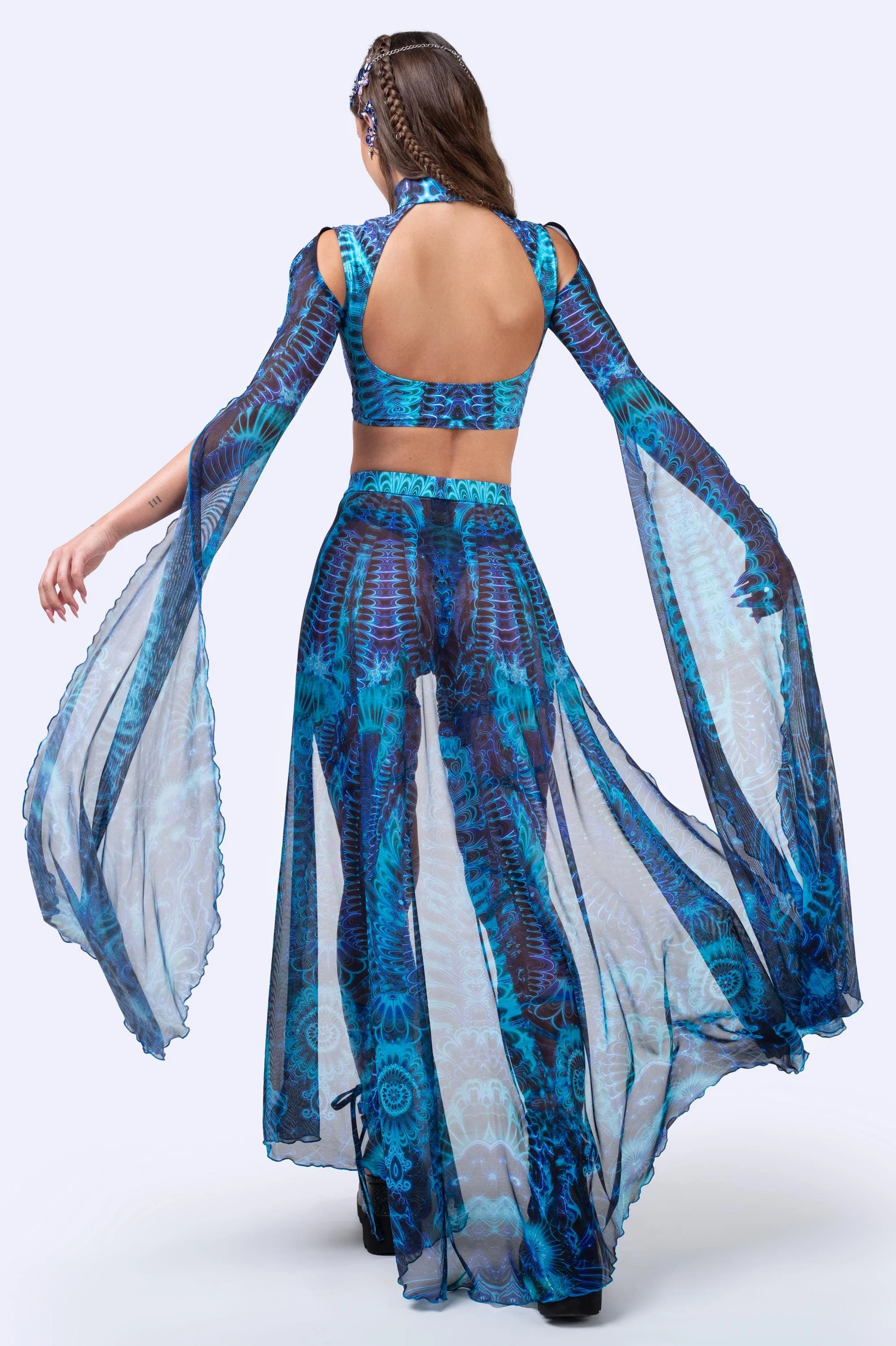 Midnight Gardens of Paradise Bikini Bottoms - Image 7