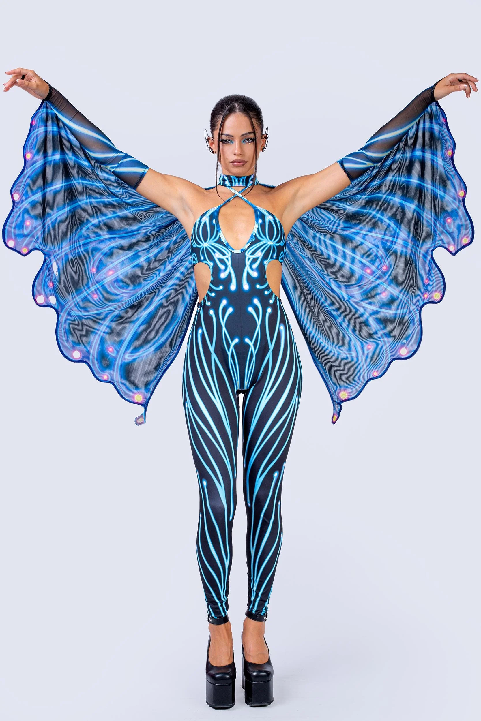 Motherflutter Catsuit and Wings Set