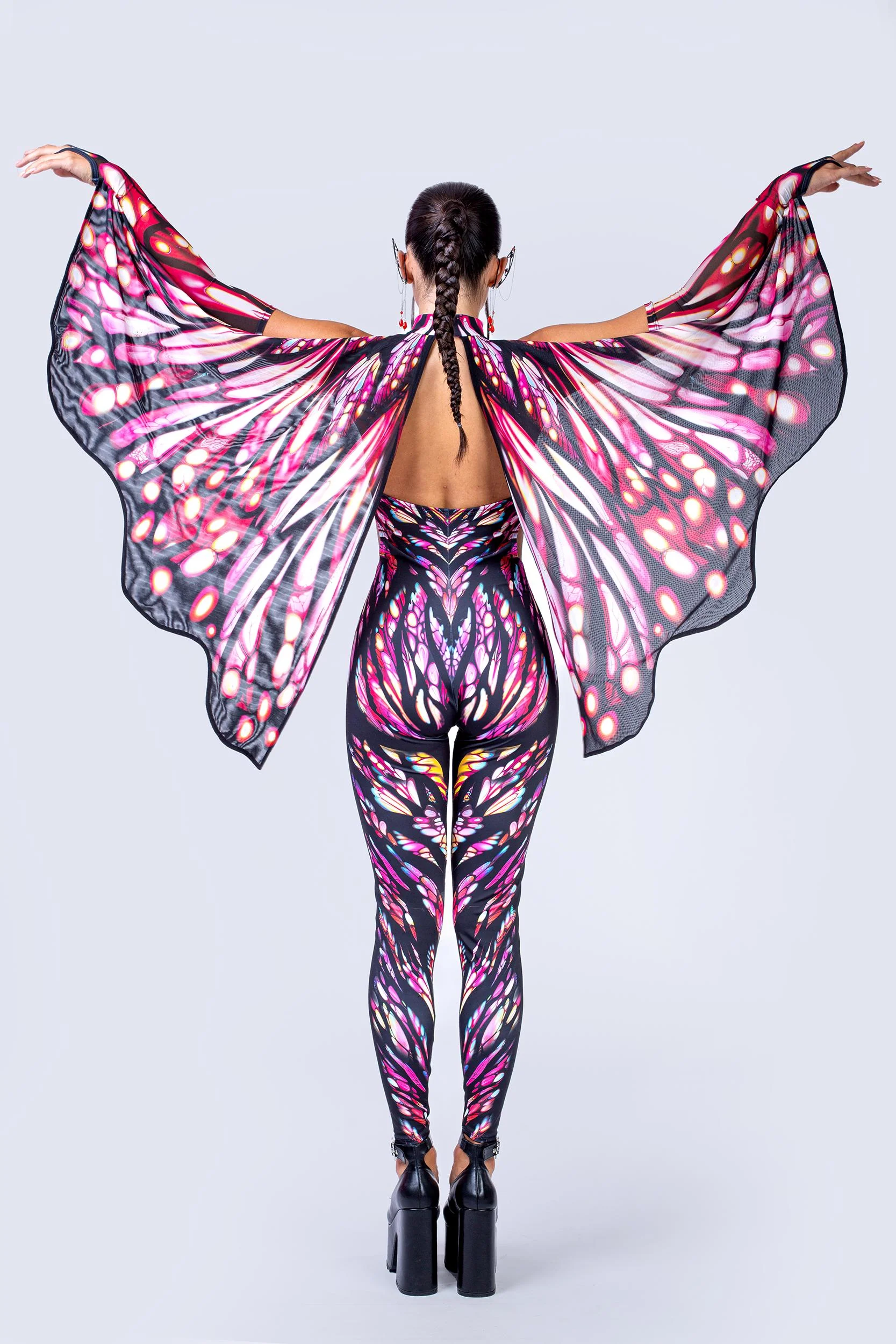 Mourning Monarch Catsuit and Wings Set - Image 2