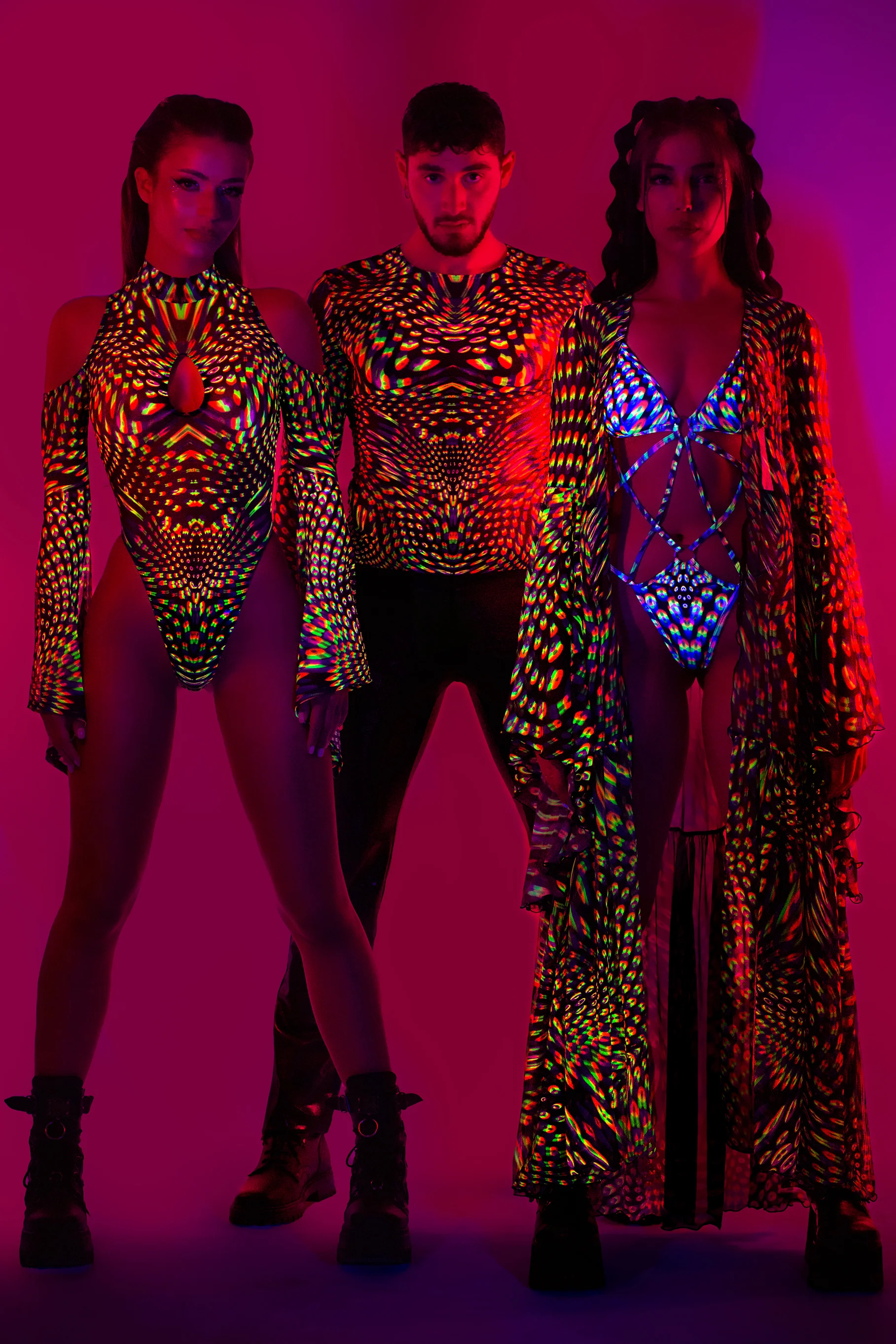 Neon Pulsar Unisex Mesh Duster - Image 6
